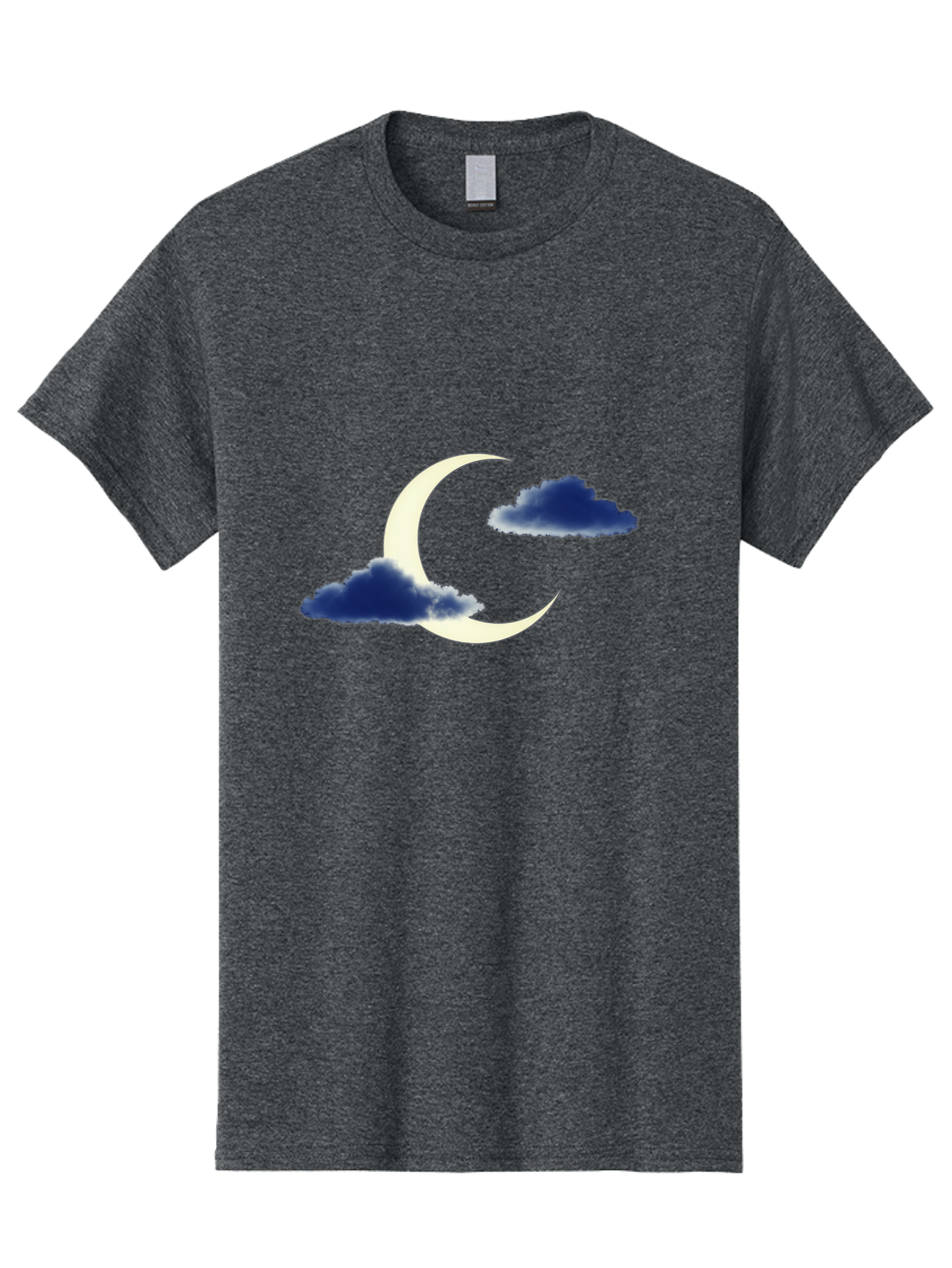 Crescent-Moon-With-Clouds Men'S Graphic Tee, 100% Cotton, Comfortable Casual Summer Wear, Machine Washable, Vintage Camera, Old Camera, Antique Camera, Black Camera, Classic Photography, Photography Equipment, Nostalgic Device, Film Camera, Bag362