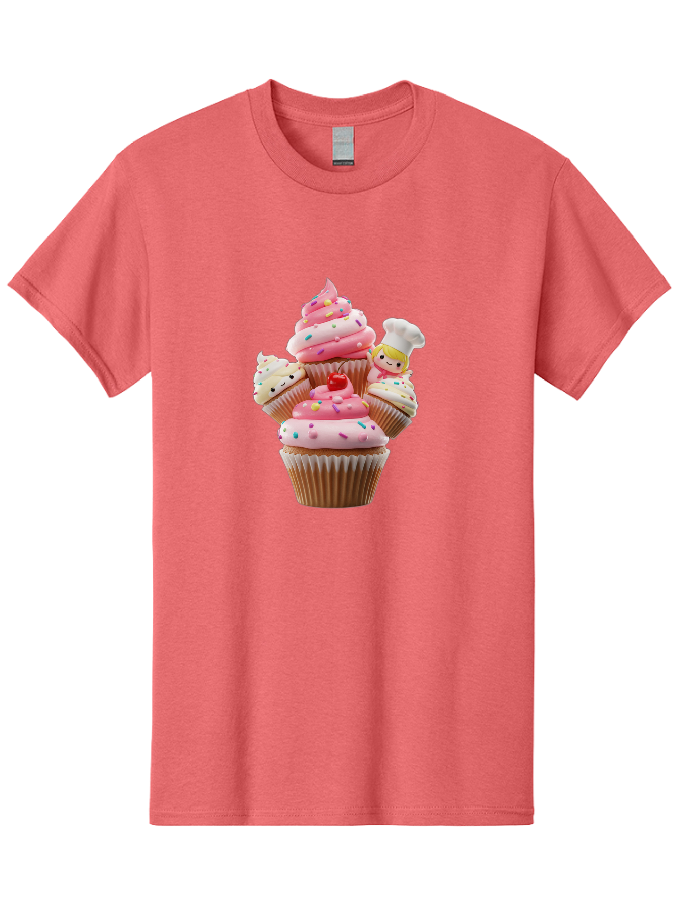 Cupcake-With-Chef Men'S Graphic Tee, 100% Cotton, Comfortable Casual Summer Wear, Machine Washable, Vintage Camera, Old Camera, Antique Camera, Black Camera, Classic Photography, Photography Equipment, Nostalgic Device, Film Camera, Camera Art Bag372