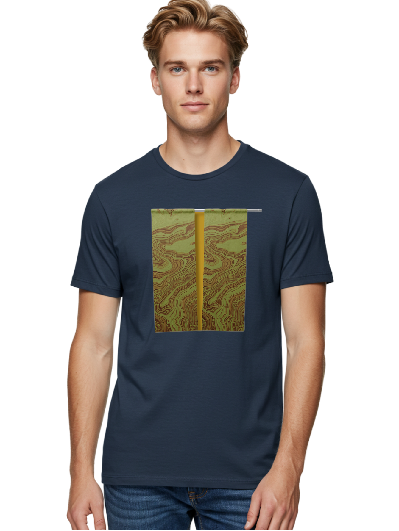 Curtain-With-Topographic-Pattern Men'S Graphic Tee, 100% Cotton, Comfortable Casual Summer Wear, Machine Washable, Vintage Camera, Old Camera, Antique Camera, Black Camera, Classic Photography, Photography Equipment, Nostalgic Device, Bag373