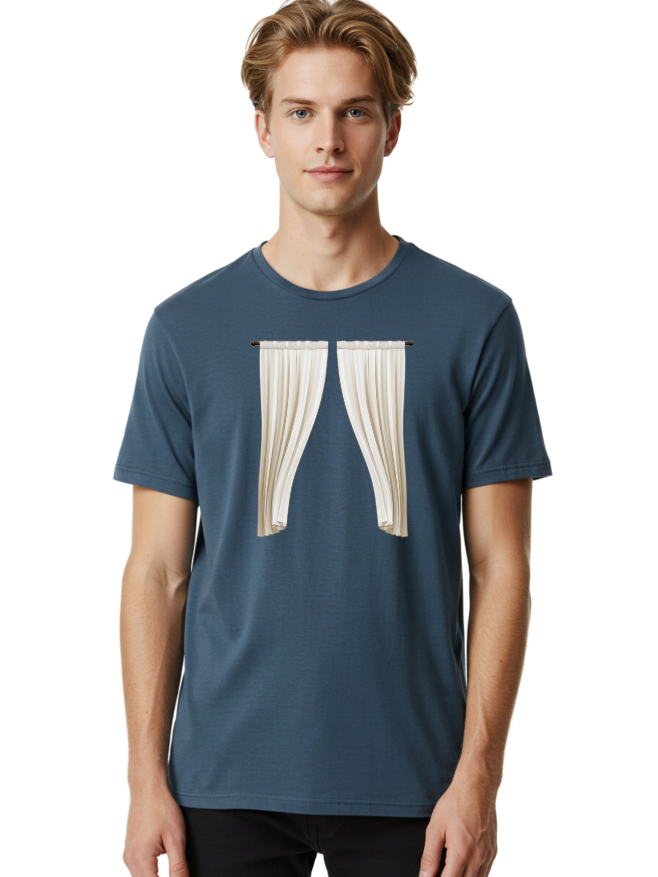 Curtain Men'S Graphic Tee, 100% Cotton, Comfortable Casual Summer Wear, Machine Washable, Vintage Camera, Old Camera, Antique Camera, Black Camera, Classic Photography, Photography Equipment, Nostalgic Device, Film Camera, Camera Art Bag374