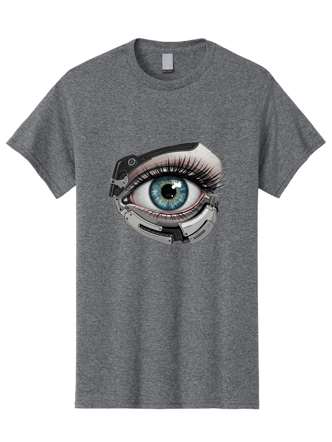 Cyborg-Eye Men'S Graphic Tee, 100% Cotton, Comfortable Casual Summer Wear, Machine Washable, Vintage Camera, Old Camera, Antique Camera, Black Camera, Classic Photography, Photography Equipment, Nostalgic Device, Film Camera, Camera Art Bag376