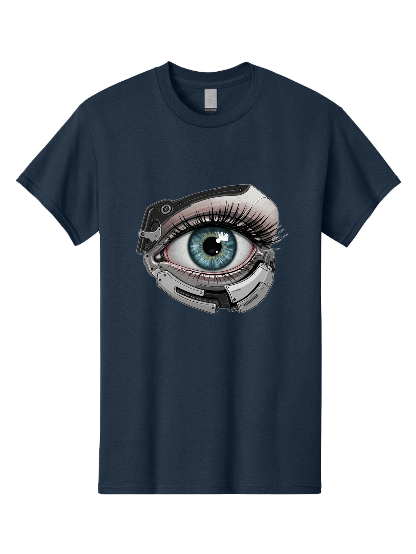 Cyborg-Eye Men'S Graphic Tee, 100% Cotton, Comfortable Casual Summer Wear, Machine Washable, Vintage Camera, Old Camera, Antique Camera, Black Camera, Classic Photography, Photography Equipment, Nostalgic Device, Film Camera, Camera Art Bag376