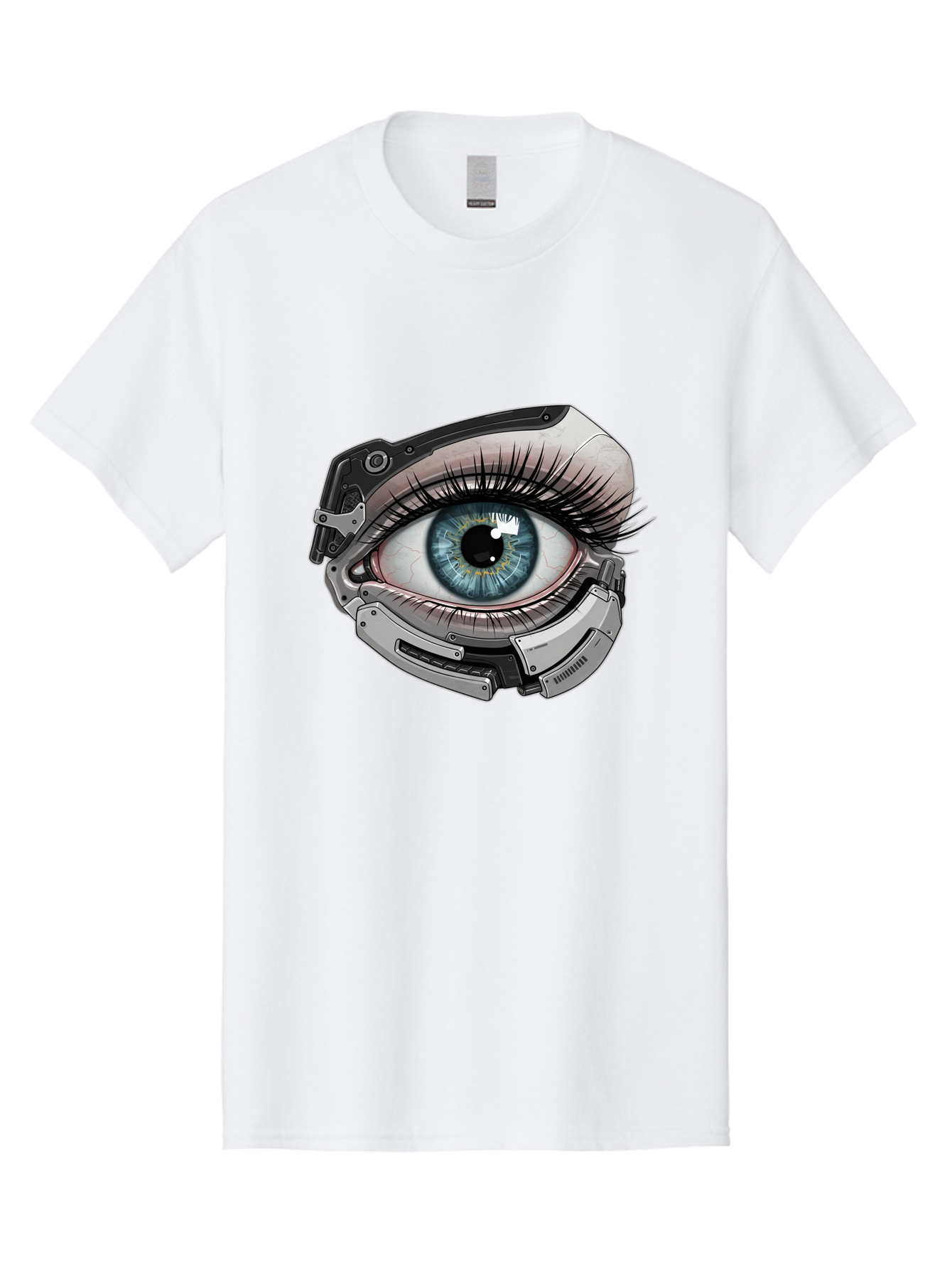 Cyborg-Eye Men'S Graphic Tee, 100% Cotton, Comfortable Casual Summer Wear, Machine Washable, Vintage Camera, Old Camera, Antique Camera, Black Camera, Classic Photography, Photography Equipment, Nostalgic Device, Film Camera, Camera Art Bag376