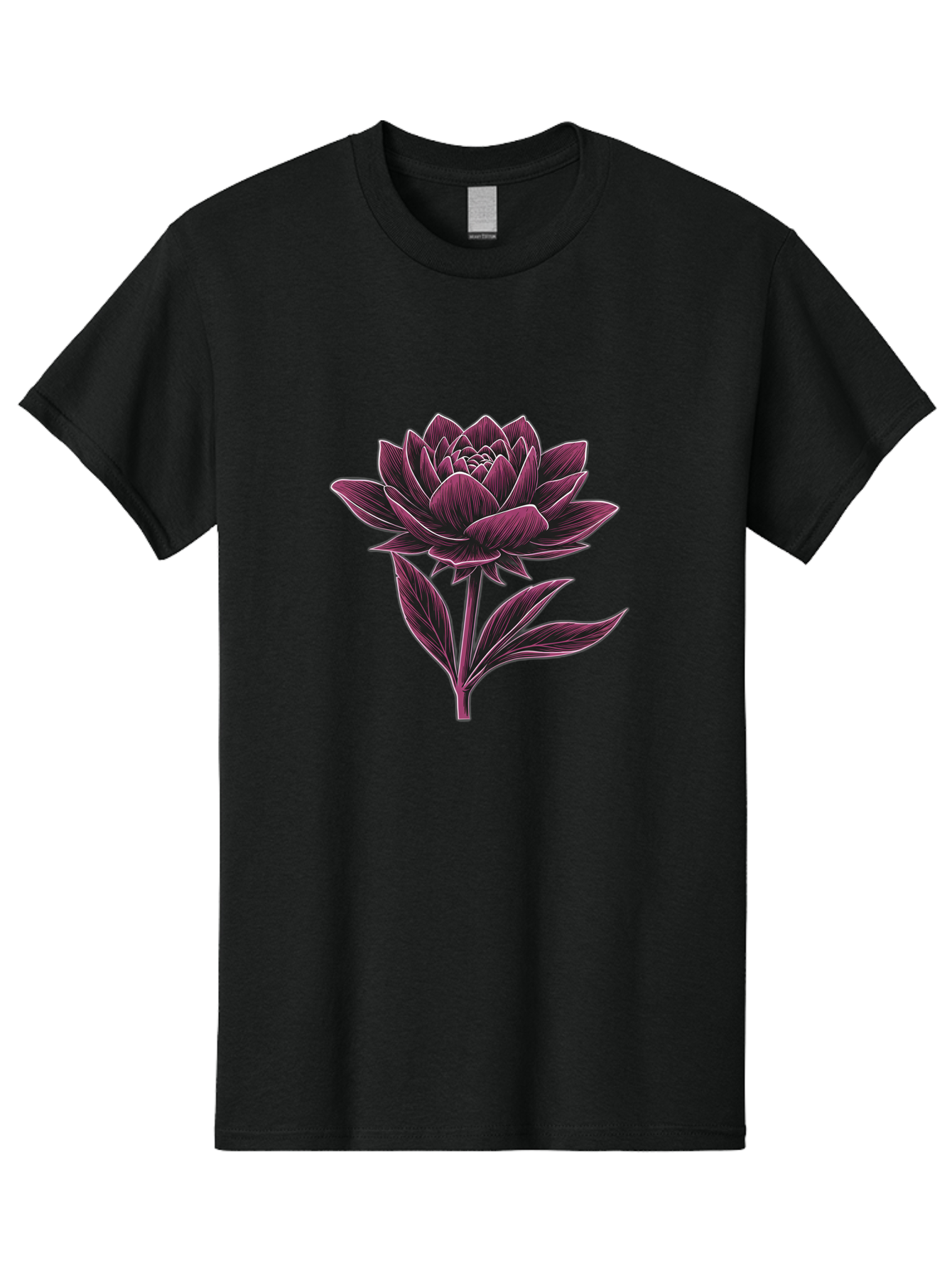 Dahlia-Flower Men'S Graphic Tee, 100% Cotton, Comfortable Casual Summer Wear, Machine Washable, Vintage Camera, Old Camera, Antique Camera, Black Camera, Classic Photography, Photography Equipment, Nostalgic Device, Film Camera, Camera Art Bag377