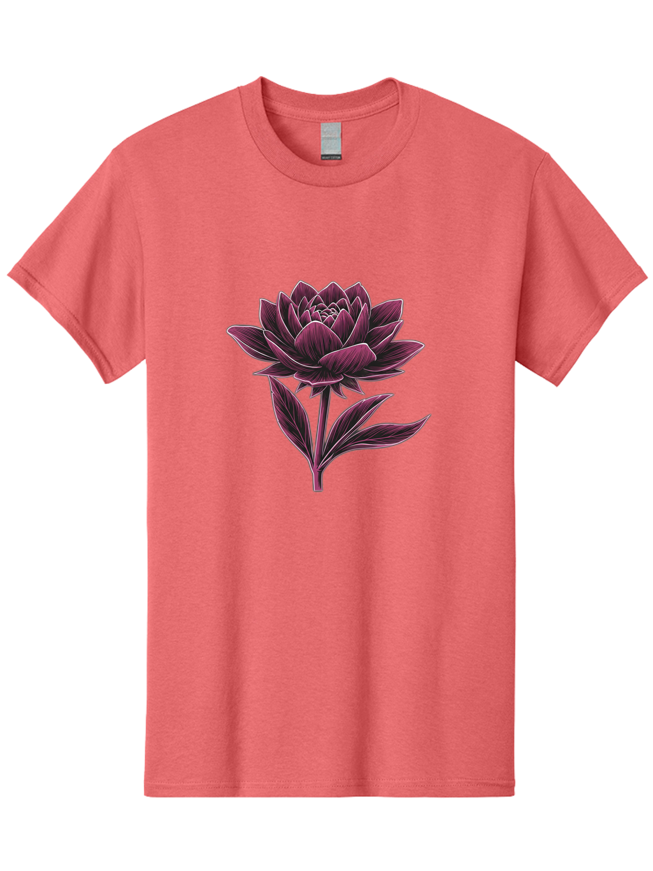 Dahlia-Flower Men'S Graphic Tee, 100% Cotton, Comfortable Casual Summer Wear, Machine Washable, Vintage Camera, Old Camera, Antique Camera, Black Camera, Classic Photography, Photography Equipment, Nostalgic Device, Film Camera, Camera Art Bag377