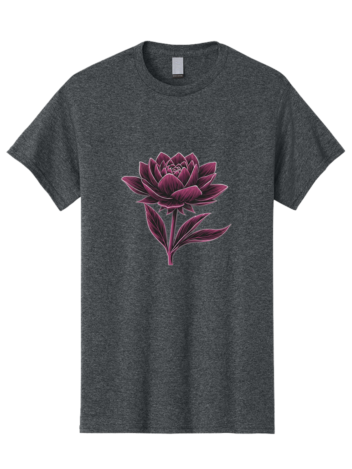 Dahlia-Flower Men'S Graphic Tee, 100% Cotton, Comfortable Casual Summer Wear, Machine Washable, Vintage Camera, Old Camera, Antique Camera, Black Camera, Classic Photography, Photography Equipment, Nostalgic Device, Film Camera, Camera Art Bag377