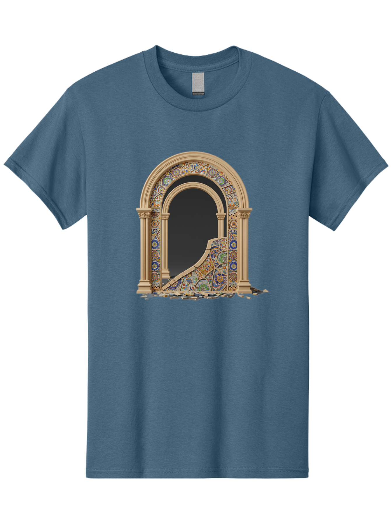 Damaged-Archway Men'S Graphic Tee, 100% Cotton, Comfortable Casual Summer Wear, Machine Washable, Vintage Camera, Old Camera, Antique Camera, Black Camera, Classic Photography, Photography Equipment, Nostalgic Device, Film Camera, Camera Art Bag378