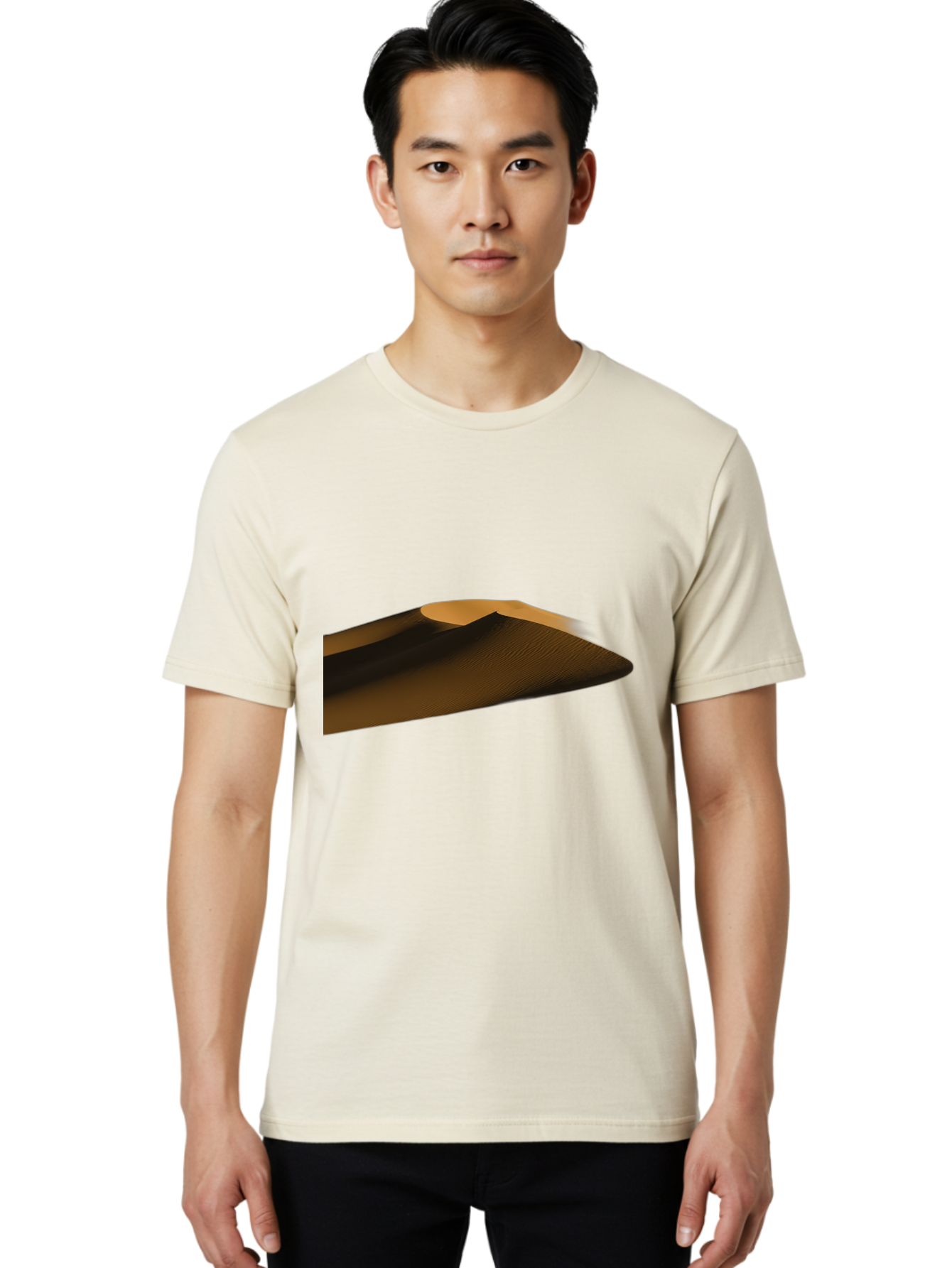 Dark-Brown-And-Beige-Abstract-Digital-Art Men'S Graphic Tee, 100% Cotton, Comfortable Casual Summer Wear, Machine Washable, Vintage Camera, Old Camera, Antique Camera, Black Camera, Classic Photography, Photography Equipment, Nostalgic Device, Bag381