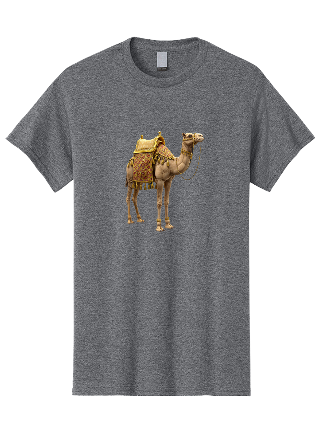 Decorated-Camel Men'S Graphic Tee, 100% Cotton, Comfortable Casual Summer Wear, Machine Washable, Vintage Camera, Old Camera, Antique Camera, Black Camera, Classic Photography, Photography Equipment, Nostalgic Device, Film Camera, Camera Art Bag384