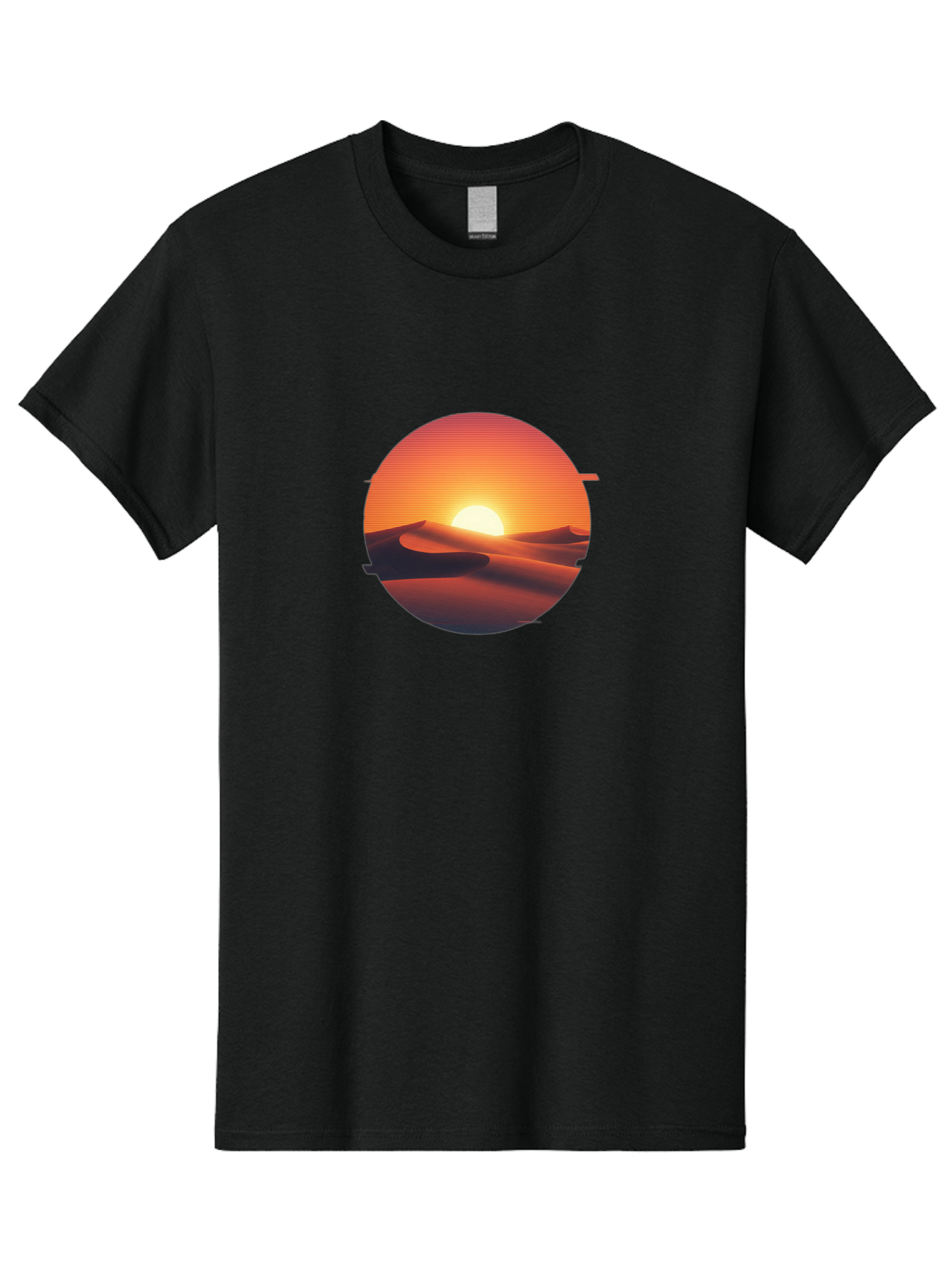Desert-Sunset-2 Men'S Graphic Tee, 100% Cotton, Comfortable Casual Summer Wear, Machine Washable, Vintage Camera, Old Camera, Antique Camera, Black Camera, Classic Photography, Photography Equipment, Nostalgic Device, Film Camera, Camera Art Bag390