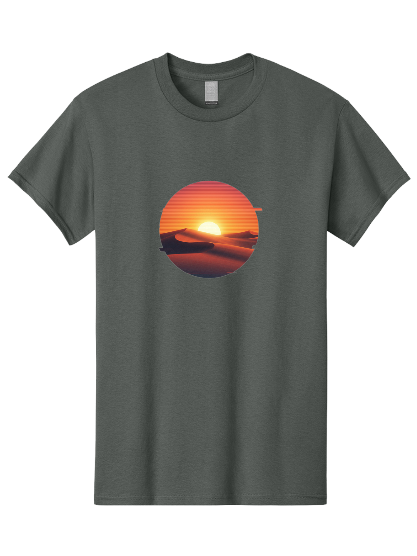 Desert-Sunset-2 Men'S Graphic Tee, 100% Cotton, Comfortable Casual Summer Wear, Machine Washable, Vintage Camera, Old Camera, Antique Camera, Black Camera, Classic Photography, Photography Equipment, Nostalgic Device, Film Camera, Camera Art Bag390