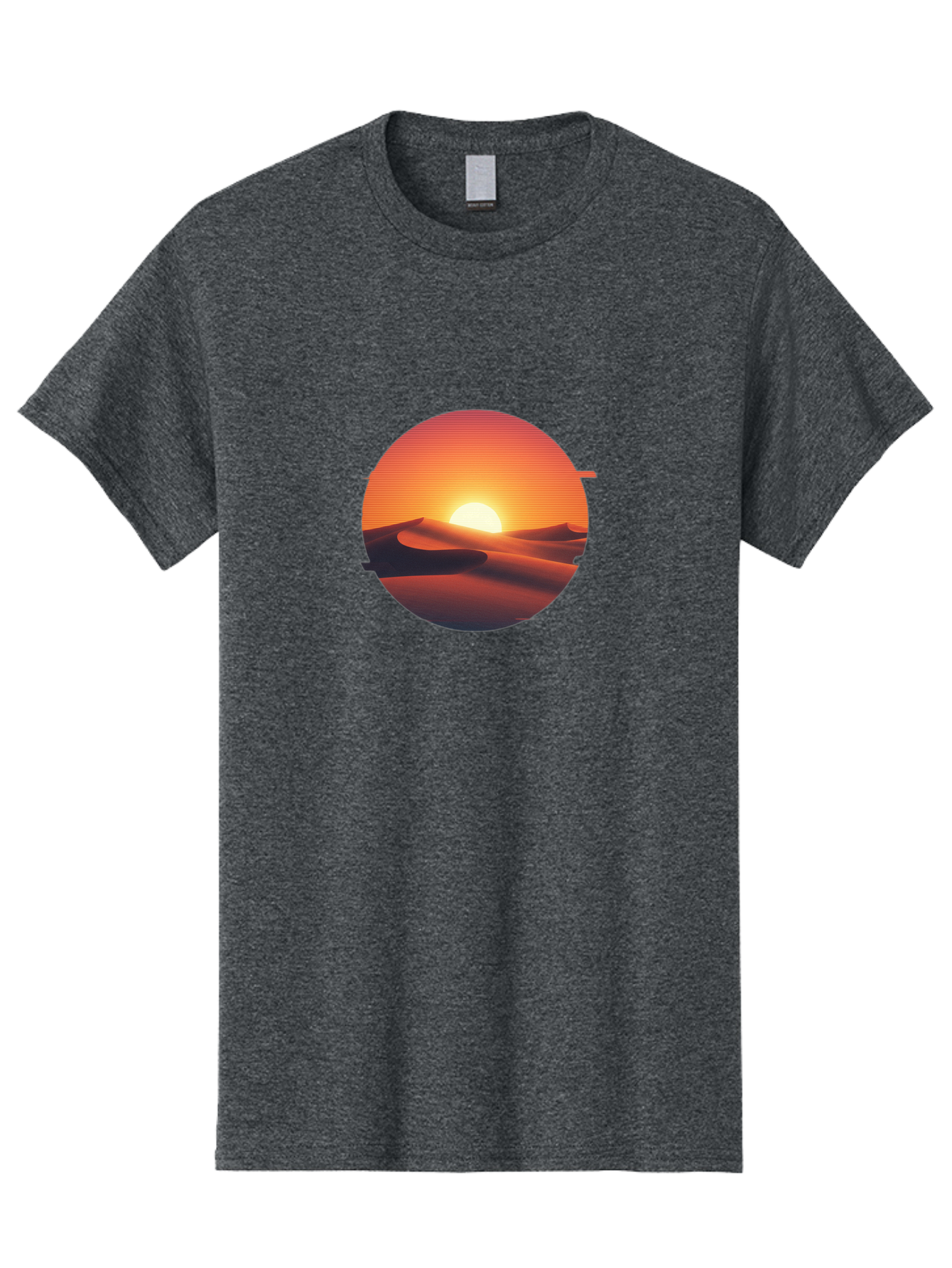 Desert-Sunset-2 Men'S Graphic Tee, 100% Cotton, Comfortable Casual Summer Wear, Machine Washable, Vintage Camera, Old Camera, Antique Camera, Black Camera, Classic Photography, Photography Equipment, Nostalgic Device, Film Camera, Camera Art Bag390
