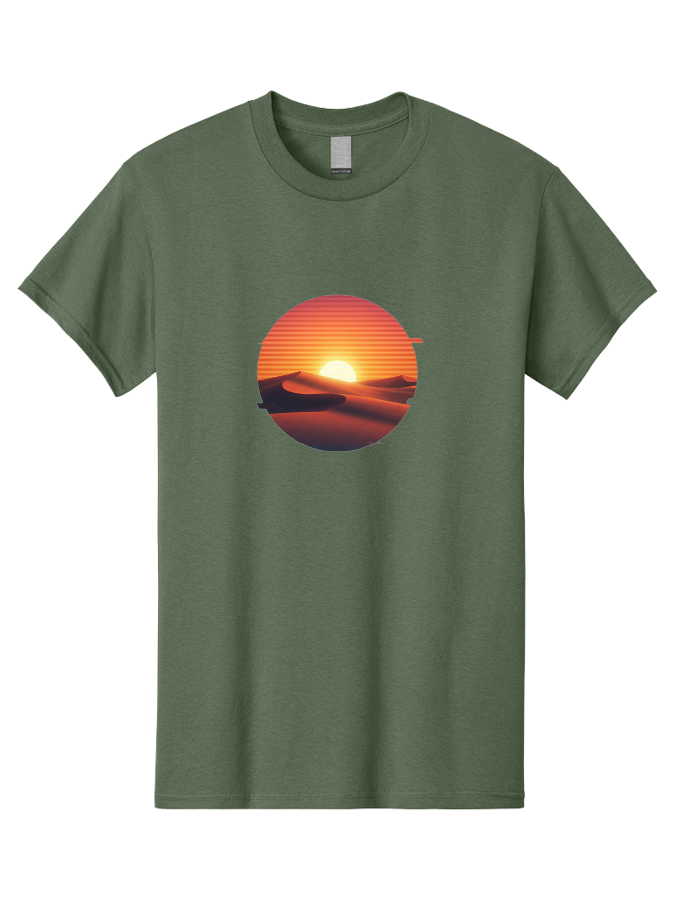 Desert-Sunset-2 Men'S Graphic Tee, 100% Cotton, Comfortable Casual Summer Wear, Machine Washable, Vintage Camera, Old Camera, Antique Camera, Black Camera, Classic Photography, Photography Equipment, Nostalgic Device, Film Camera, Camera Art Bag390