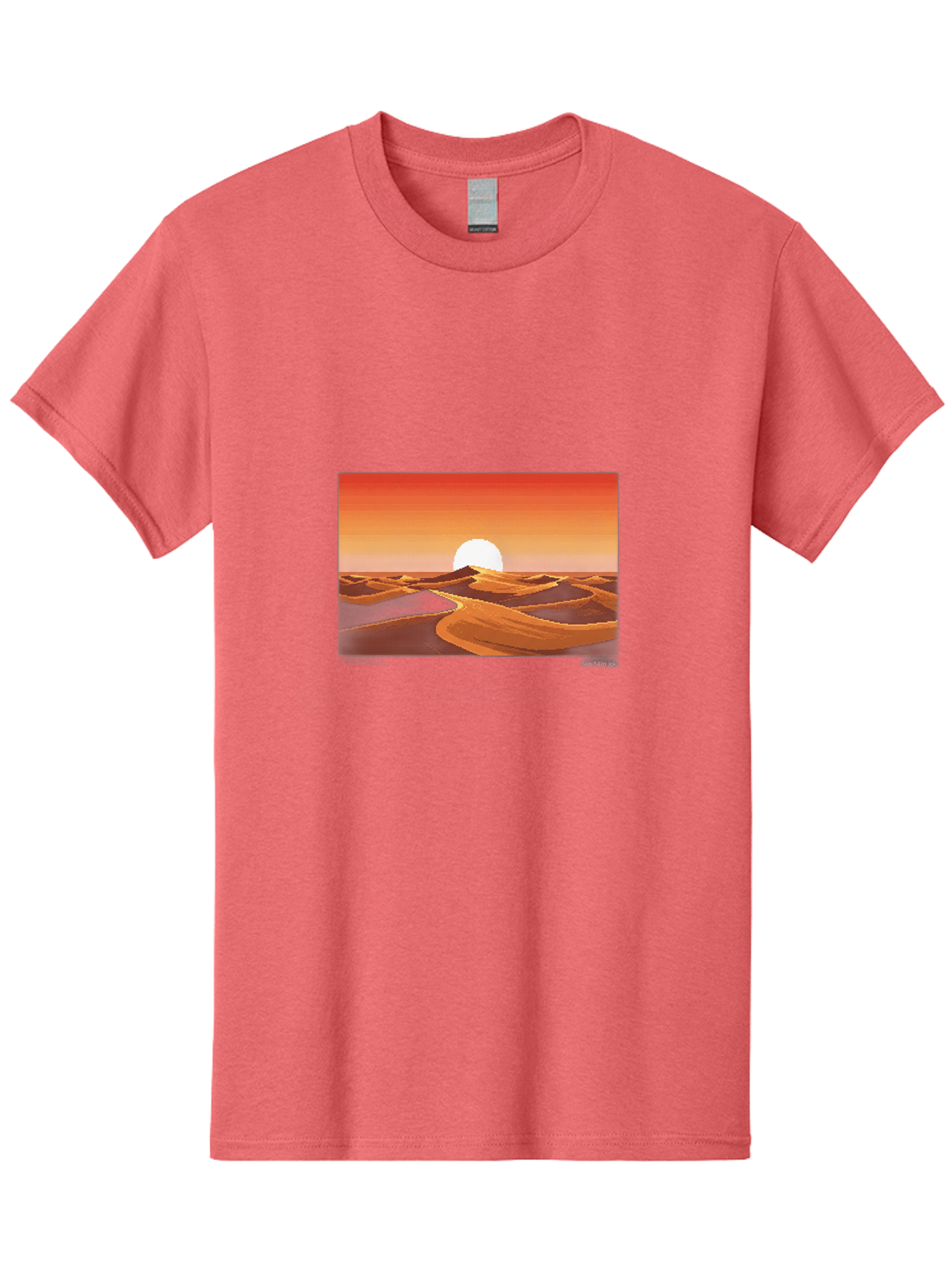 Desert-Sunset-3 Men'S Graphic Tee, 100% Cotton, Comfortable Casual Summer Wear, Machine Washable, Vintage Camera, Old Camera, Antique Camera, Black Camera, Classic Photography, Photography Equipment, Nostalgic Device, Film Camera, Camera Art Bag391