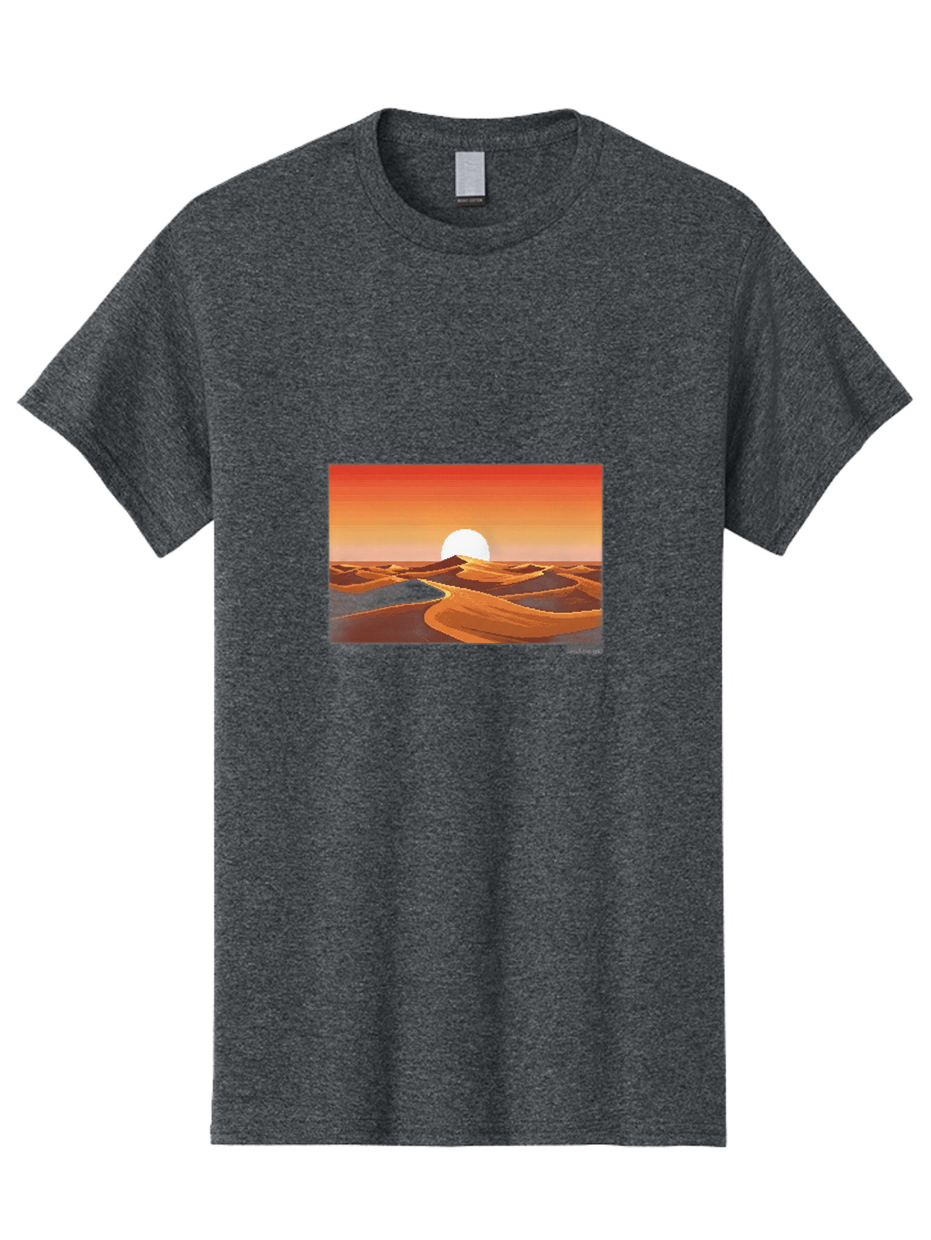 Desert-Sunset-3 Men'S Graphic Tee, 100% Cotton, Comfortable Casual Summer Wear, Machine Washable, Vintage Camera, Old Camera, Antique Camera, Black Camera, Classic Photography, Photography Equipment, Nostalgic Device, Film Camera, Camera Art Bag391