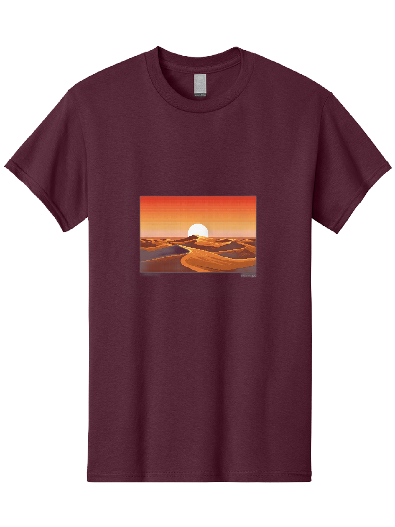 Desert-Sunset-3 Men'S Graphic Tee, 100% Cotton, Comfortable Casual Summer Wear, Machine Washable, Vintage Camera, Old Camera, Antique Camera, Black Camera, Classic Photography, Photography Equipment, Nostalgic Device, Film Camera, Camera Art Bag391
