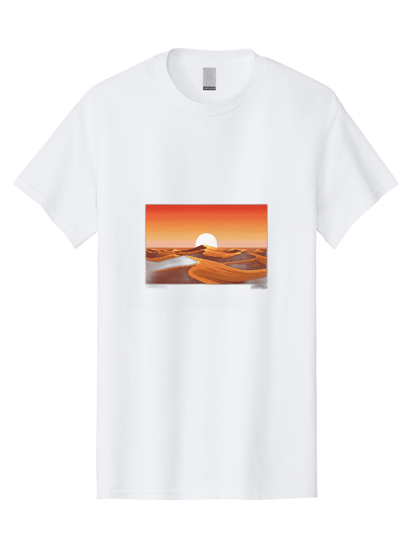 Desert-Sunset-3 Men'S Graphic Tee, 100% Cotton, Comfortable Casual Summer Wear, Machine Washable, Vintage Camera, Old Camera, Antique Camera, Black Camera, Classic Photography, Photography Equipment, Nostalgic Device, Film Camera, Camera Art Bag391