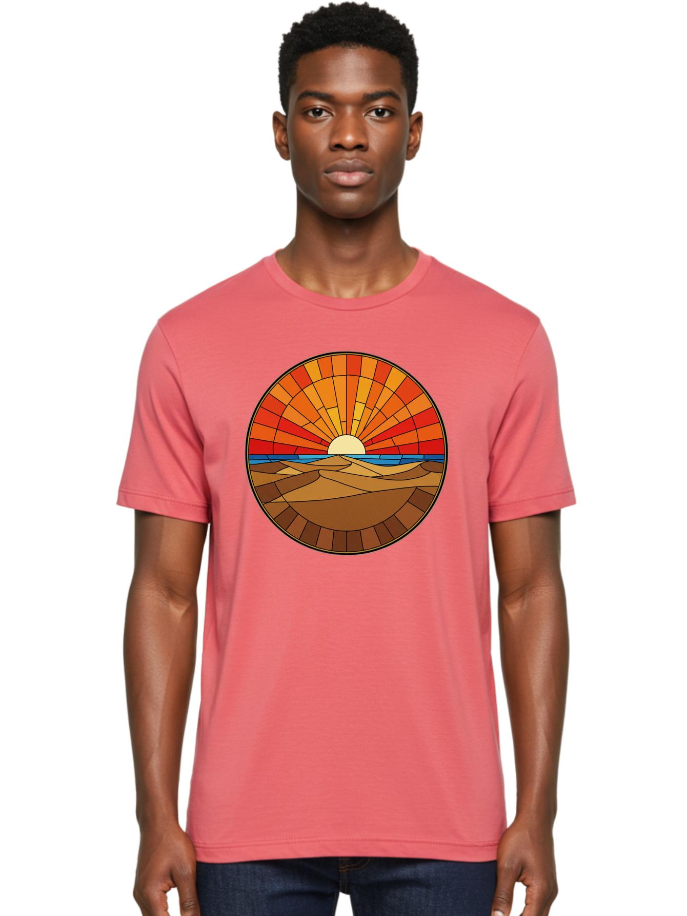 Desert-Sunset-4 Men'S Graphic Tee, 100% Cotton, Comfortable Casual Summer Wear, Machine Washable, Vintage Camera, Old Camera, Antique Camera, Black Camera, Classic Photography, Photography Equipment, Nostalgic Device, Film Camera, Camera Art Bag392