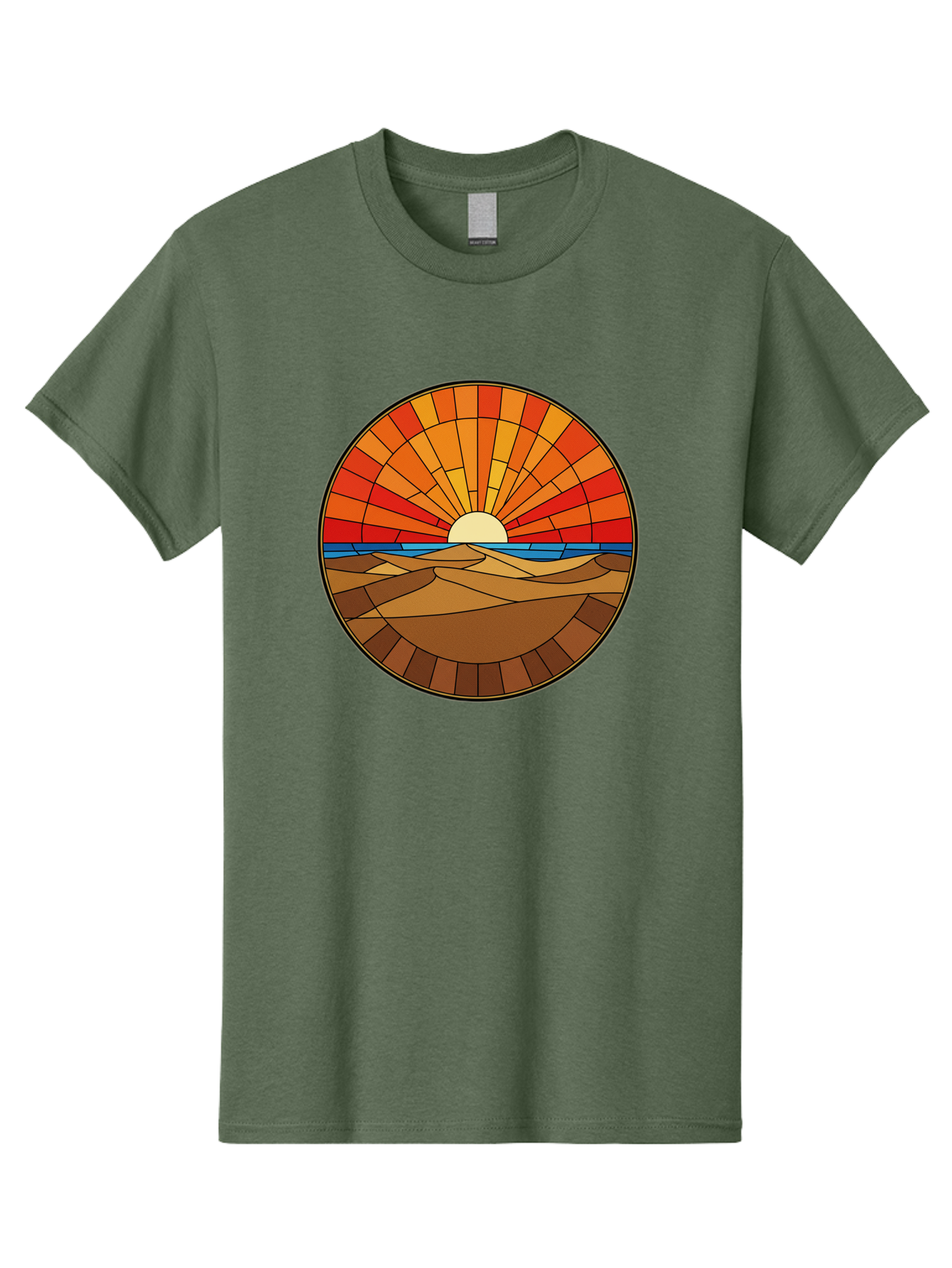 Desert-Sunset-4 Men'S Graphic Tee, 100% Cotton, Comfortable Casual Summer Wear, Machine Washable, Vintage Camera, Old Camera, Antique Camera, Black Camera, Classic Photography, Photography Equipment, Nostalgic Device, Film Camera, Camera Art Bag392