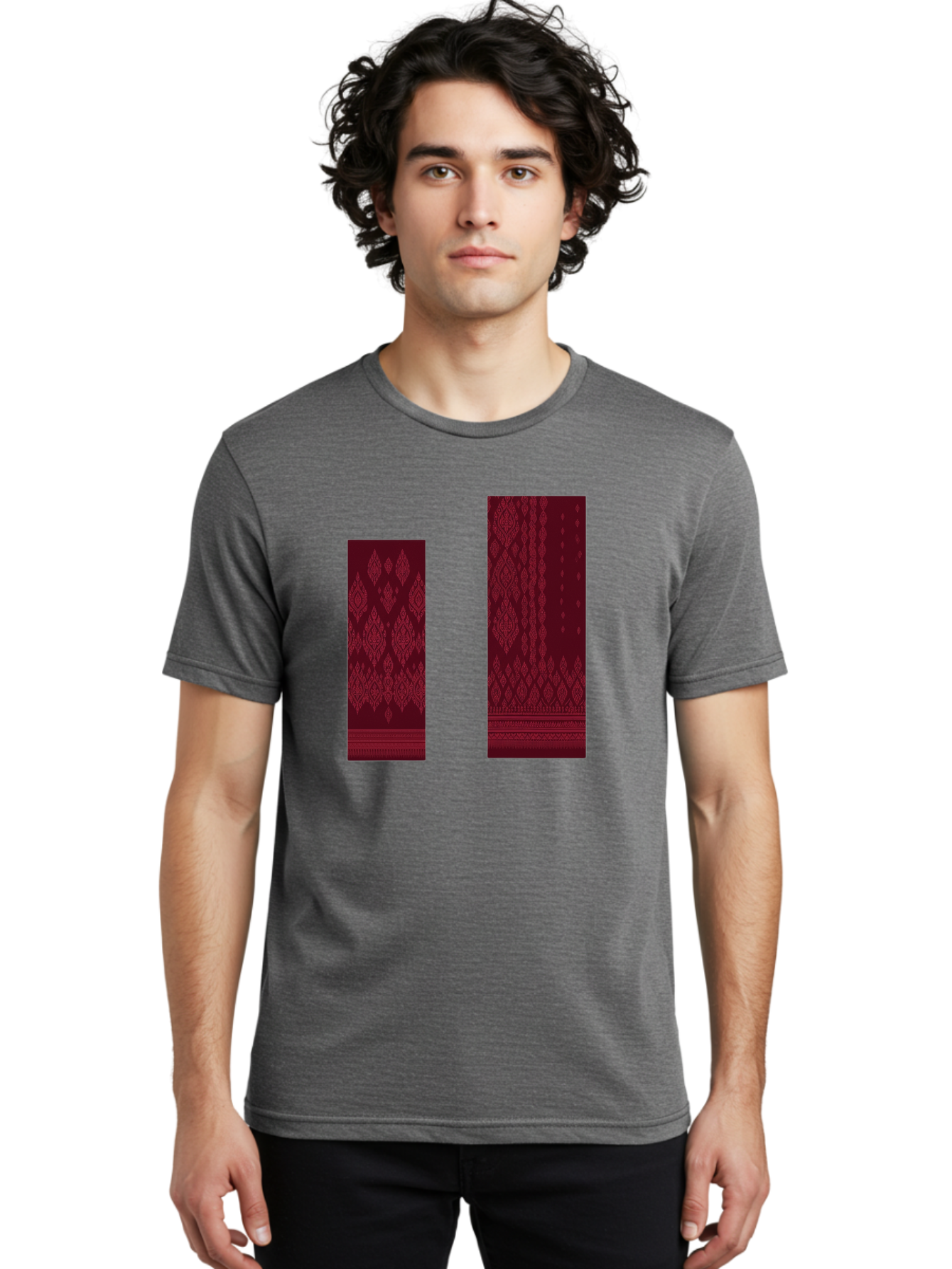 Diamond-Patterned-Rectangles Men'S Graphic Tee, 100% Cotton, Comfortable Casual Summer Wear, Machine Washable, Vintage Camera, Old Camera, Antique Camera, Black Camera, Classic Photography, Photography Equipment, Nostalgic Device, Film Camera, Bag397