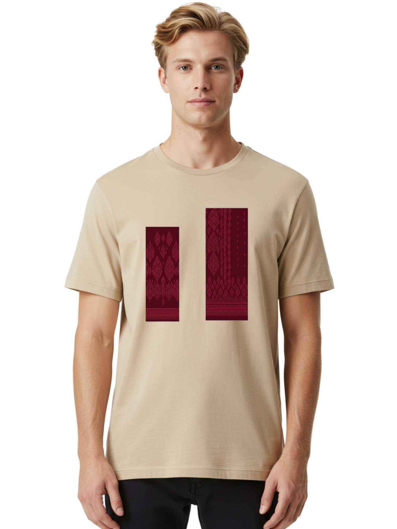 Diamond-Patterned-Rectangles Men'S Graphic Tee, 100% Cotton, Comfortable Casual Summer Wear, Machine Washable, Vintage Camera, Old Camera, Antique Camera, Black Camera, Classic Photography, Photography Equipment, Nostalgic Device, Film Camera, Bag397