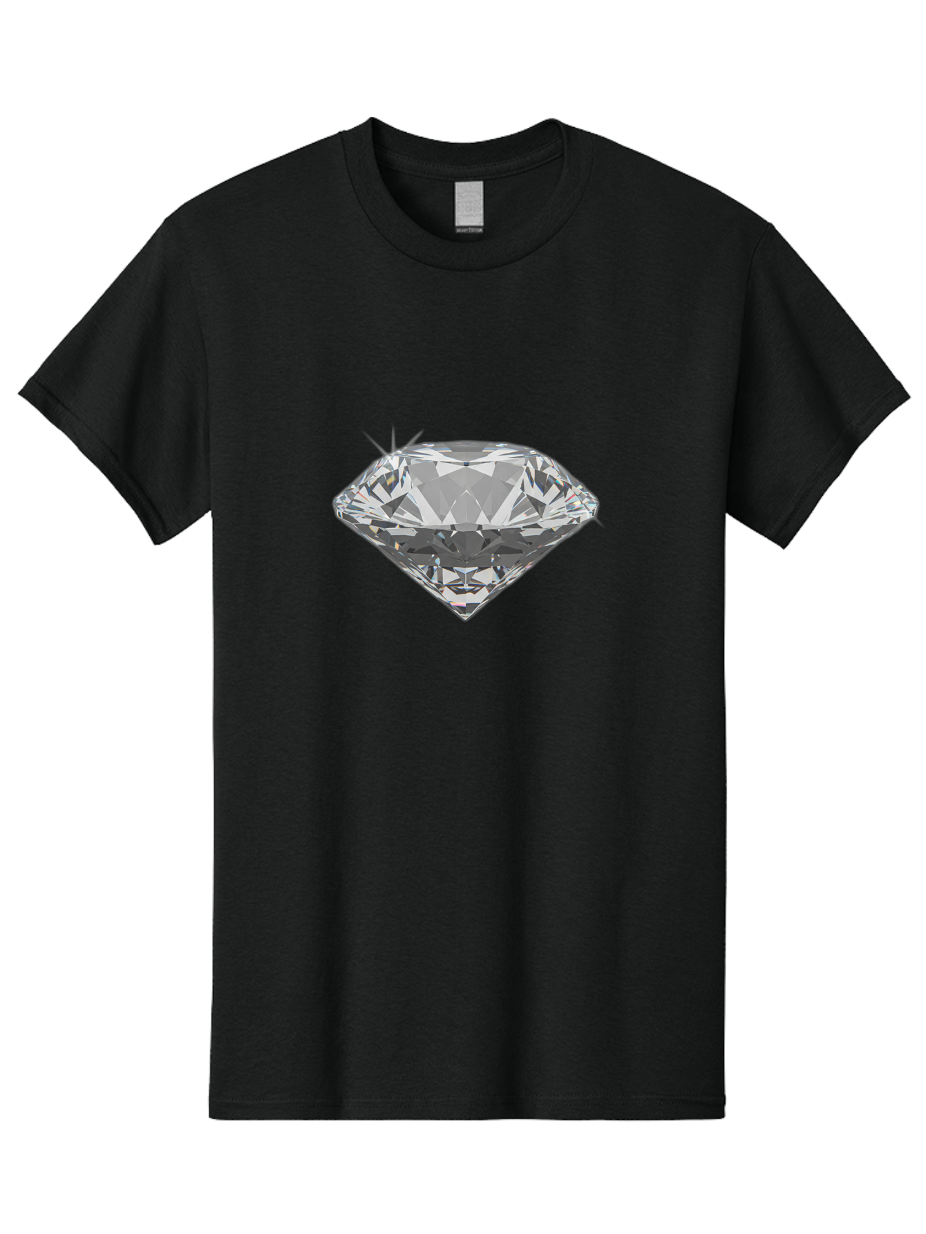 Diamond Men'S Graphic Tee, 100% Cotton, Comfortable Casual Summer Wear, Machine Washable, Vintage Camera, Old Camera, Antique Camera, Black Camera, Classic Photography, Photography Equipment, Nostalgic Device, Film Camera, Camera Art Bag399