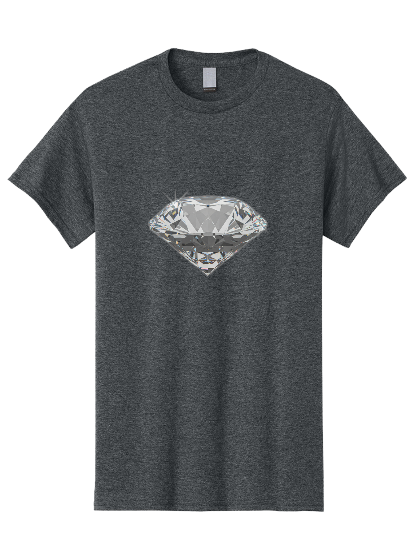 Diamond Men'S Graphic Tee, 100% Cotton, Comfortable Casual Summer Wear, Machine Washable, Vintage Camera, Old Camera, Antique Camera, Black Camera, Classic Photography, Photography Equipment, Nostalgic Device, Film Camera, Camera Art Bag399