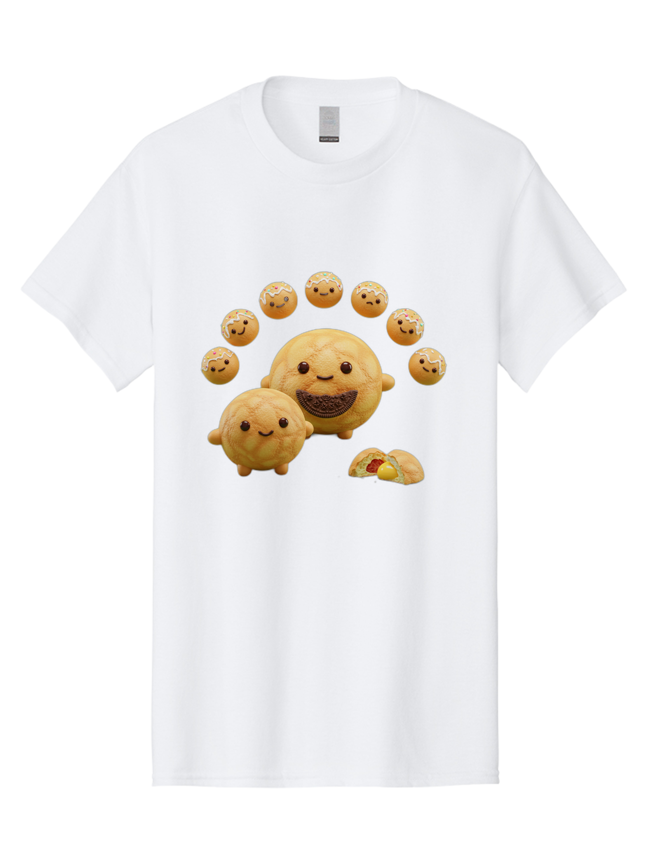 Donuts-With-Faces Men'S Graphic Tee, 100% Cotton, Comfortable Casual Summer Wear, Machine Washable, Vintage Camera, Old Camera, Antique Camera, Black Camera, Classic Photography, Photography Equipment, Nostalgic Device, Film Camera, Camera Art Bag403