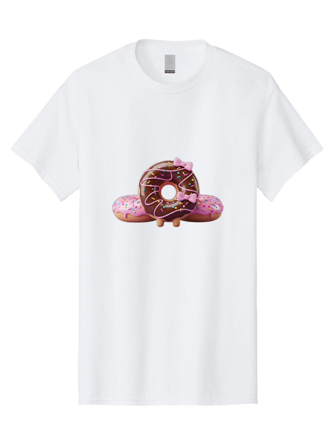 Donuts Men'S Graphic Tee, 100% Cotton, Comfortable Casual Summer Wear, Machine Washable, Vintage Camera, Old Camera, Antique Camera, Black Camera, Classic Photography, Photography Equipment, Nostalgic Device, Film Camera, Camera Art Bag404