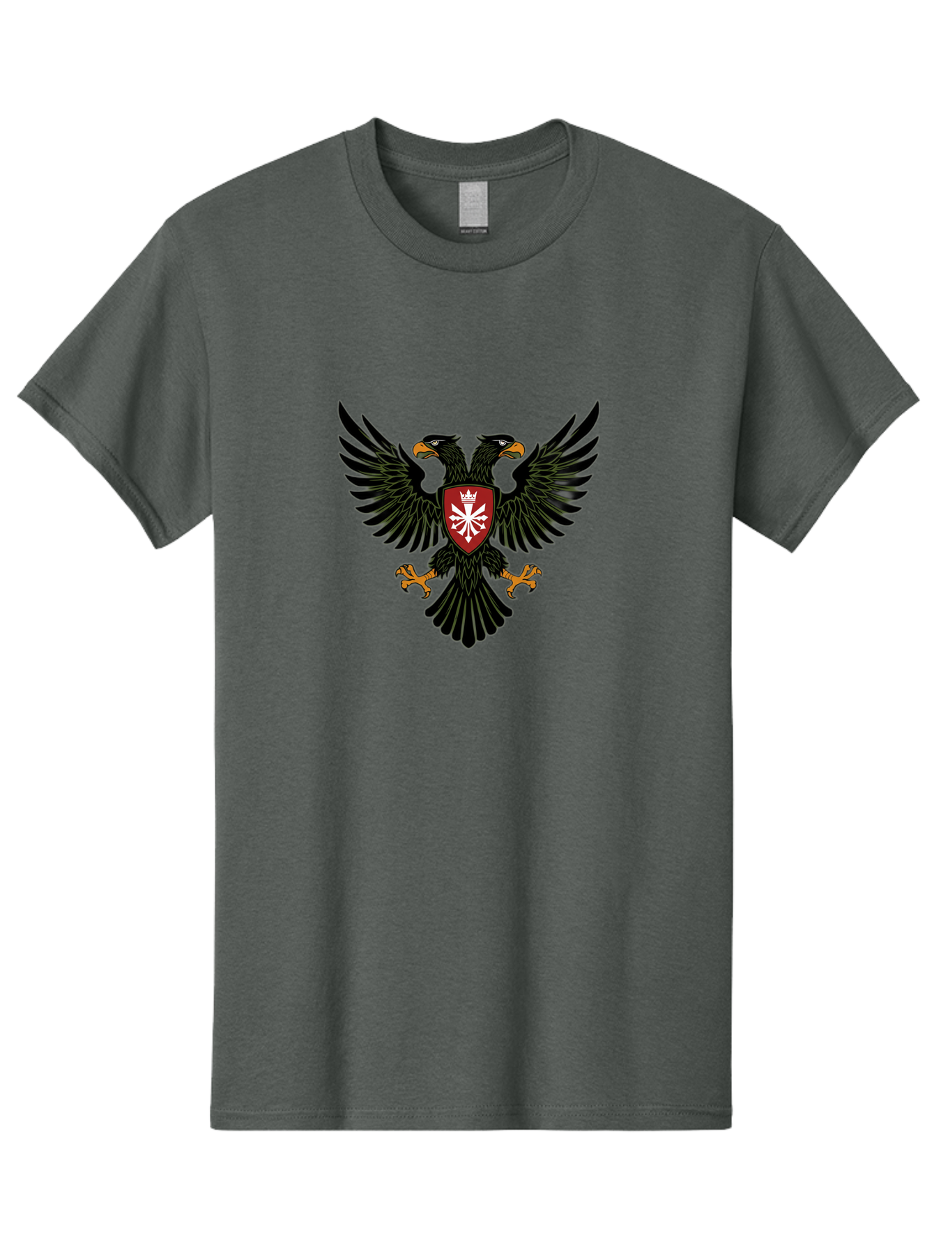 Double-Headed-Eagle-2 Men'S Graphic Tee, 100% Cotton, Comfortable Casual Summer Wear, Machine Washable, Vintage Camera, Old Camera, Antique Camera, Black Camera, Classic Photography, Photography Equipment, Nostalgic Device, Film Camera, Bag406