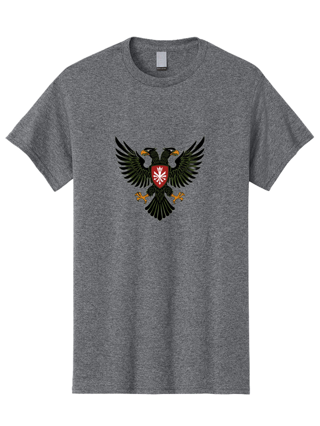Double-Headed-Eagle-2 Men'S Graphic Tee, 100% Cotton, Comfortable Casual Summer Wear, Machine Washable, Vintage Camera, Old Camera, Antique Camera, Black Camera, Classic Photography, Photography Equipment, Nostalgic Device, Film Camera, Bag406