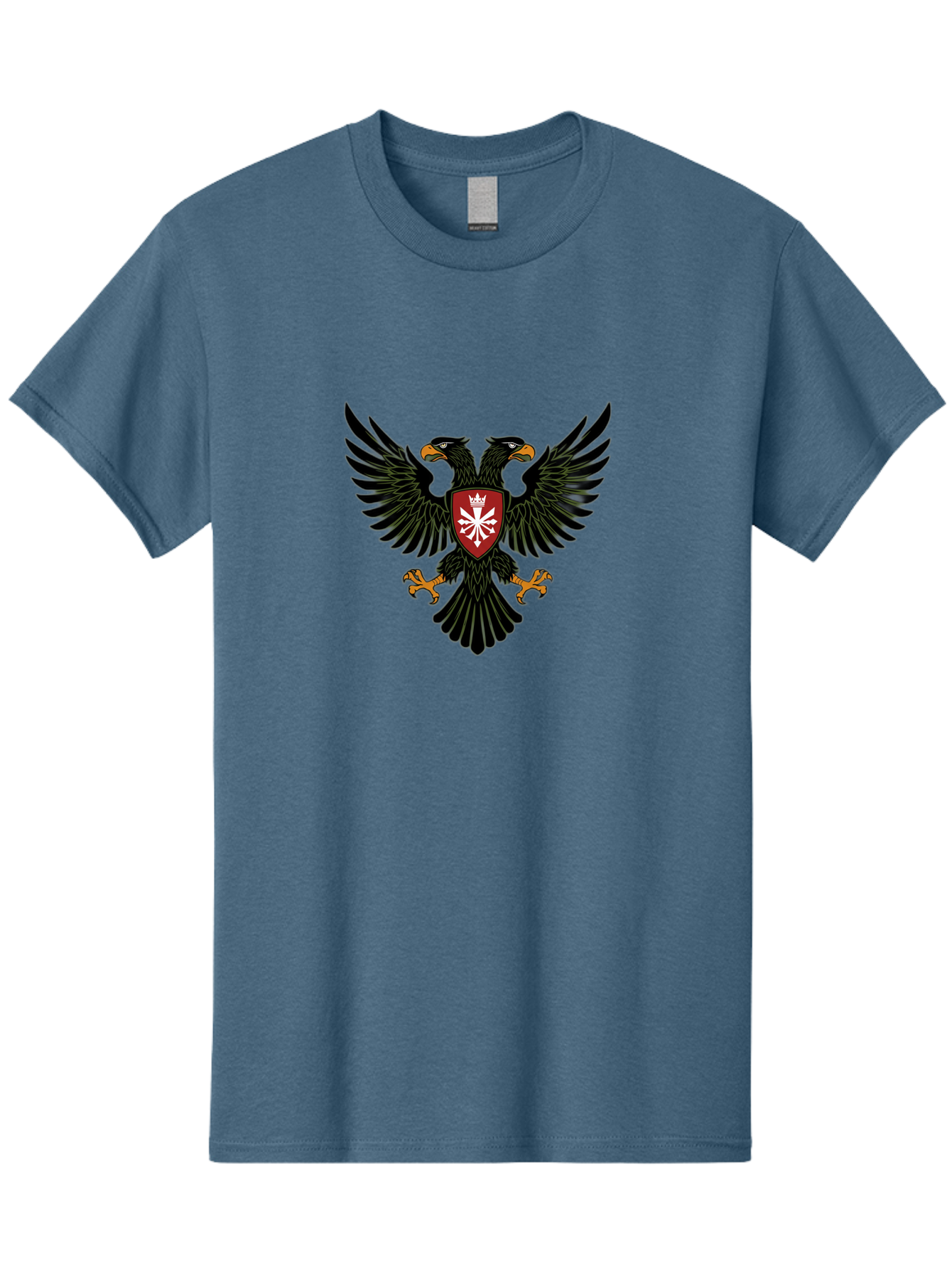 Double-Headed-Eagle-2 Men'S Graphic Tee, 100% Cotton, Comfortable Casual Summer Wear, Machine Washable, Vintage Camera, Old Camera, Antique Camera, Black Camera, Classic Photography, Photography Equipment, Nostalgic Device, Film Camera, Bag406