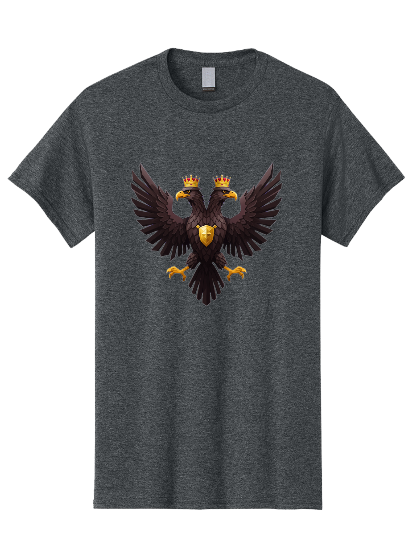 Double-Headed-Eagle-3 Men'S Graphic Tee, 100% Cotton, Comfortable Casual Summer Wear, Machine Washable, Vintage Camera, Old Camera, Antique Camera, Black Camera, Classic Photography, Photography Equipment, Nostalgic Device, Film Camera, Bag407