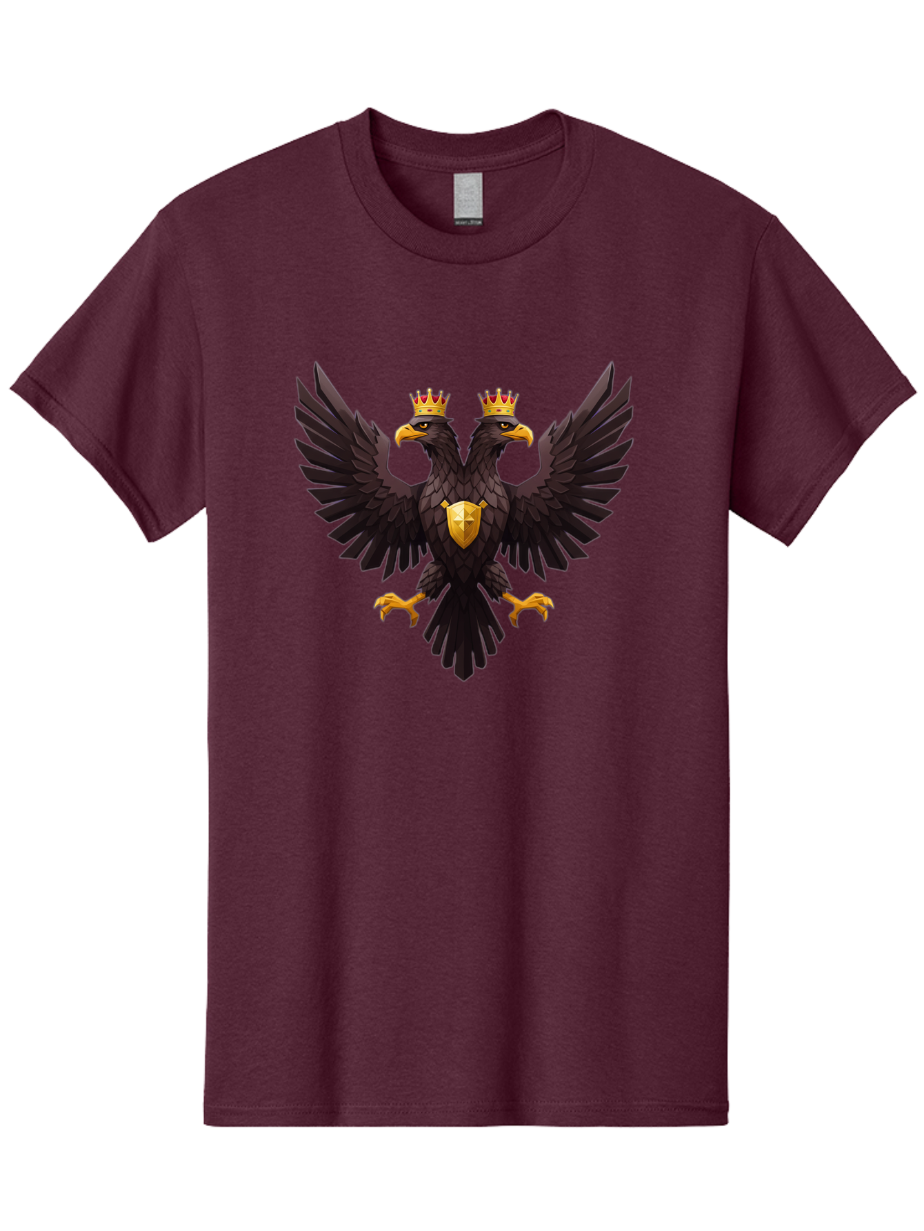 Double-Headed-Eagle-3 Men'S Graphic Tee, 100% Cotton, Comfortable Casual Summer Wear, Machine Washable, Vintage Camera, Old Camera, Antique Camera, Black Camera, Classic Photography, Photography Equipment, Nostalgic Device, Film Camera, Bag407