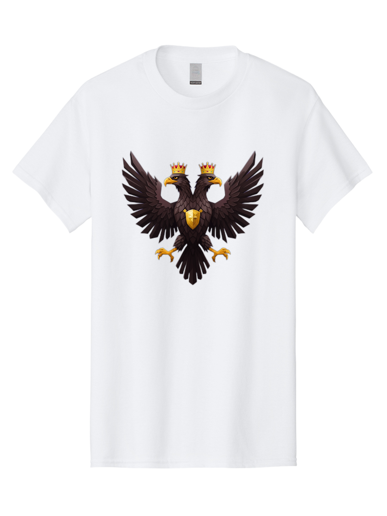 Double-Headed-Eagle-3 Men'S Graphic Tee, 100% Cotton, Comfortable Casual Summer Wear, Machine Washable, Vintage Camera, Old Camera, Antique Camera, Black Camera, Classic Photography, Photography Equipment, Nostalgic Device, Film Camera, Bag407