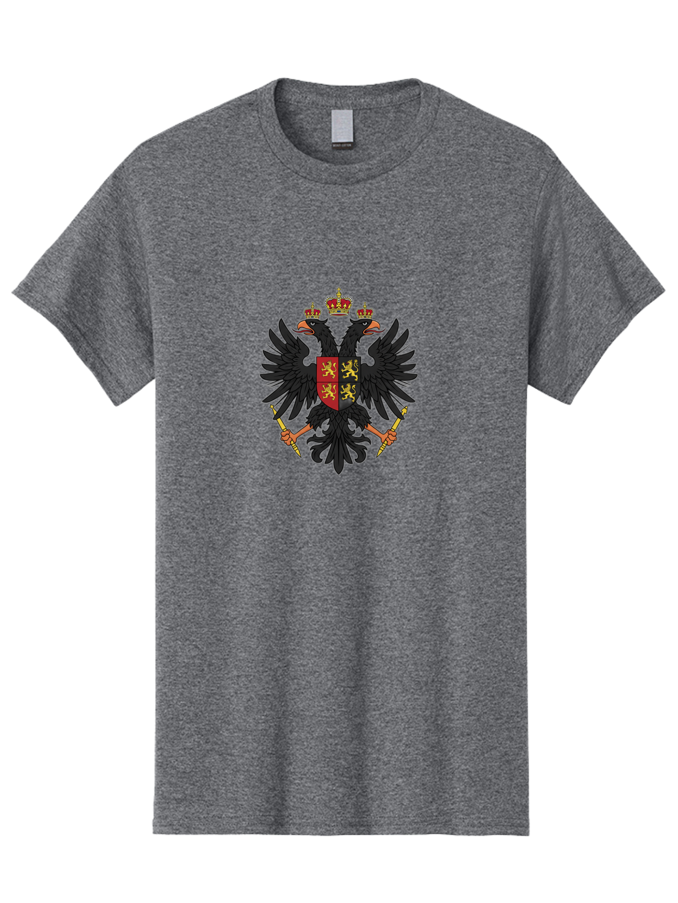 Double-Headed-Eagle-Coat-Of-Arms Men'S Graphic Tee, 100% Cotton, Comfortable Casual Summer Wear, Machine Washable, Vintage Camera, Old Camera, Antique Camera, Black Camera, Classic Photography, Photography Equipment, Nostalgic Device, Bag409