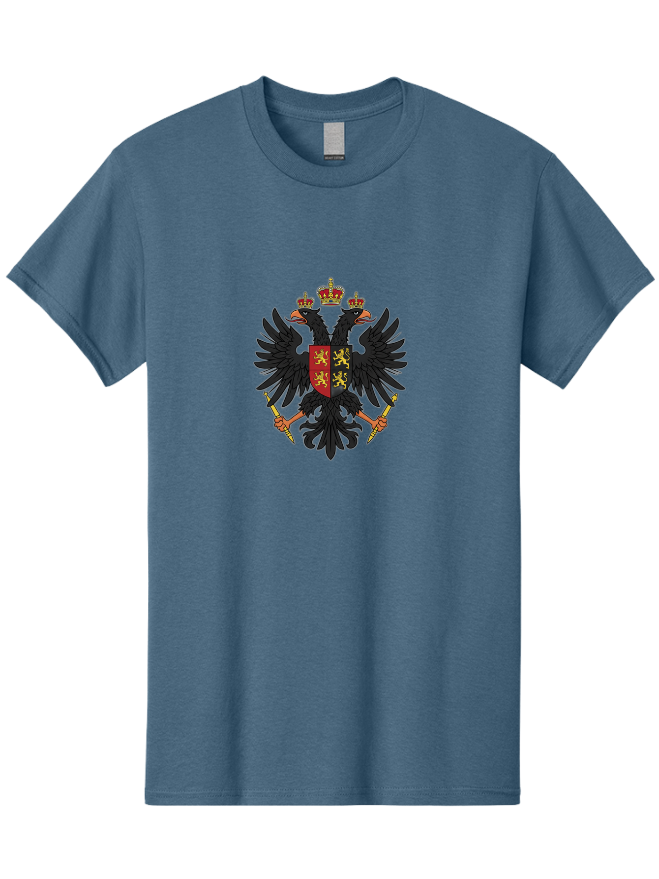 Double-Headed-Eagle-Coat-Of-Arms Men'S Graphic Tee, 100% Cotton, Comfortable Casual Summer Wear, Machine Washable, Vintage Camera, Old Camera, Antique Camera, Black Camera, Classic Photography, Photography Equipment, Nostalgic Device, Bag409