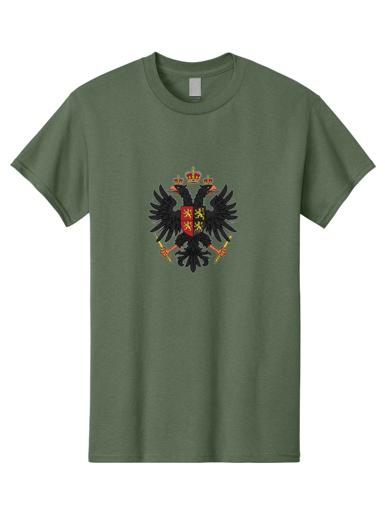 Double-Headed-Eagle-Coat-Of-Arms Men'S Graphic Tee, 100% Cotton, Comfortable Casual Summer Wear, Machine Washable, Vintage Camera, Old Camera, Antique Camera, Black Camera, Classic Photography, Photography Equipment, Nostalgic Device, Bag409
