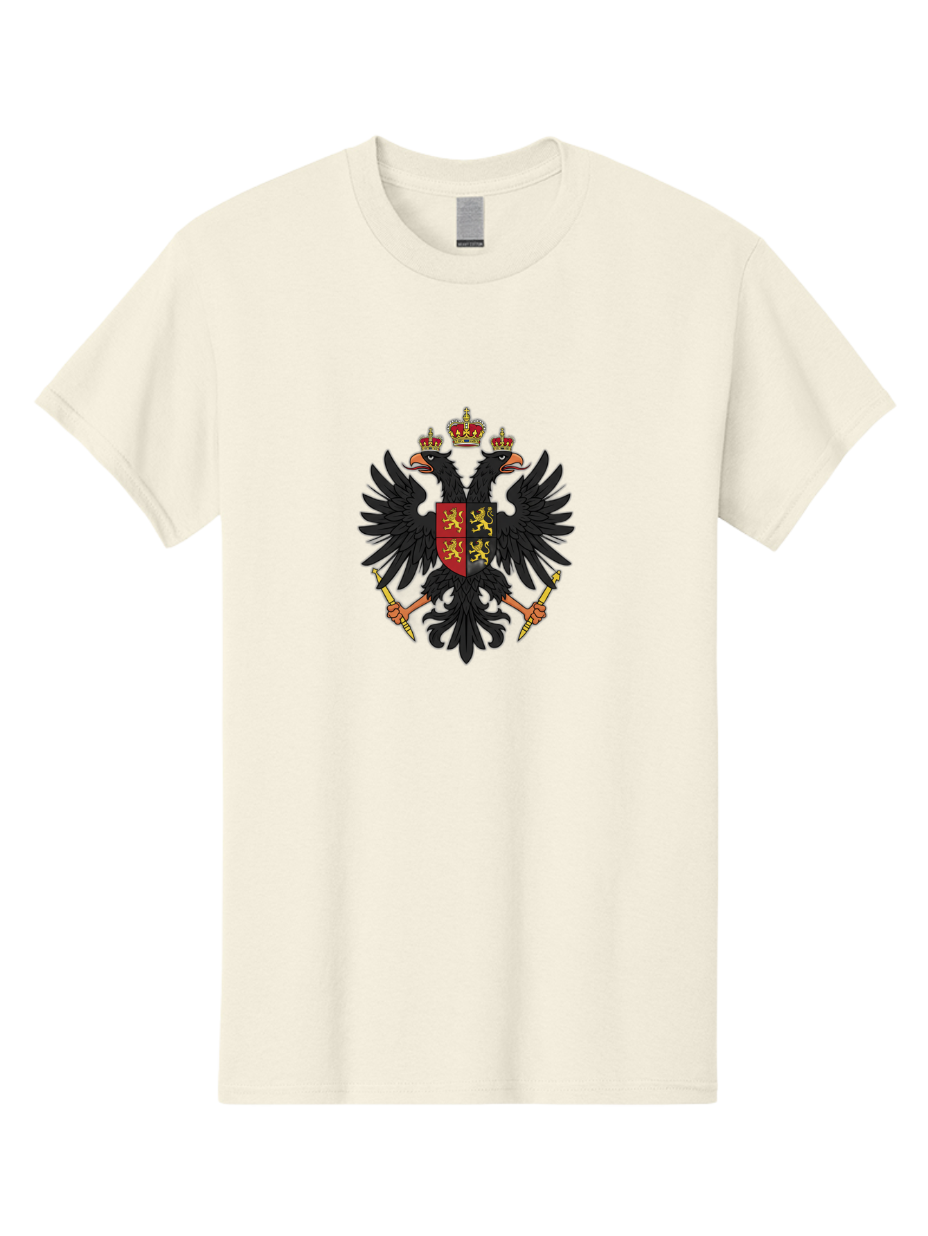 Double-Headed-Eagle-Coat-Of-Arms Men'S Graphic Tee, 100% Cotton, Comfortable Casual Summer Wear, Machine Washable, Vintage Camera, Old Camera, Antique Camera, Black Camera, Classic Photography, Photography Equipment, Nostalgic Device, Bag409