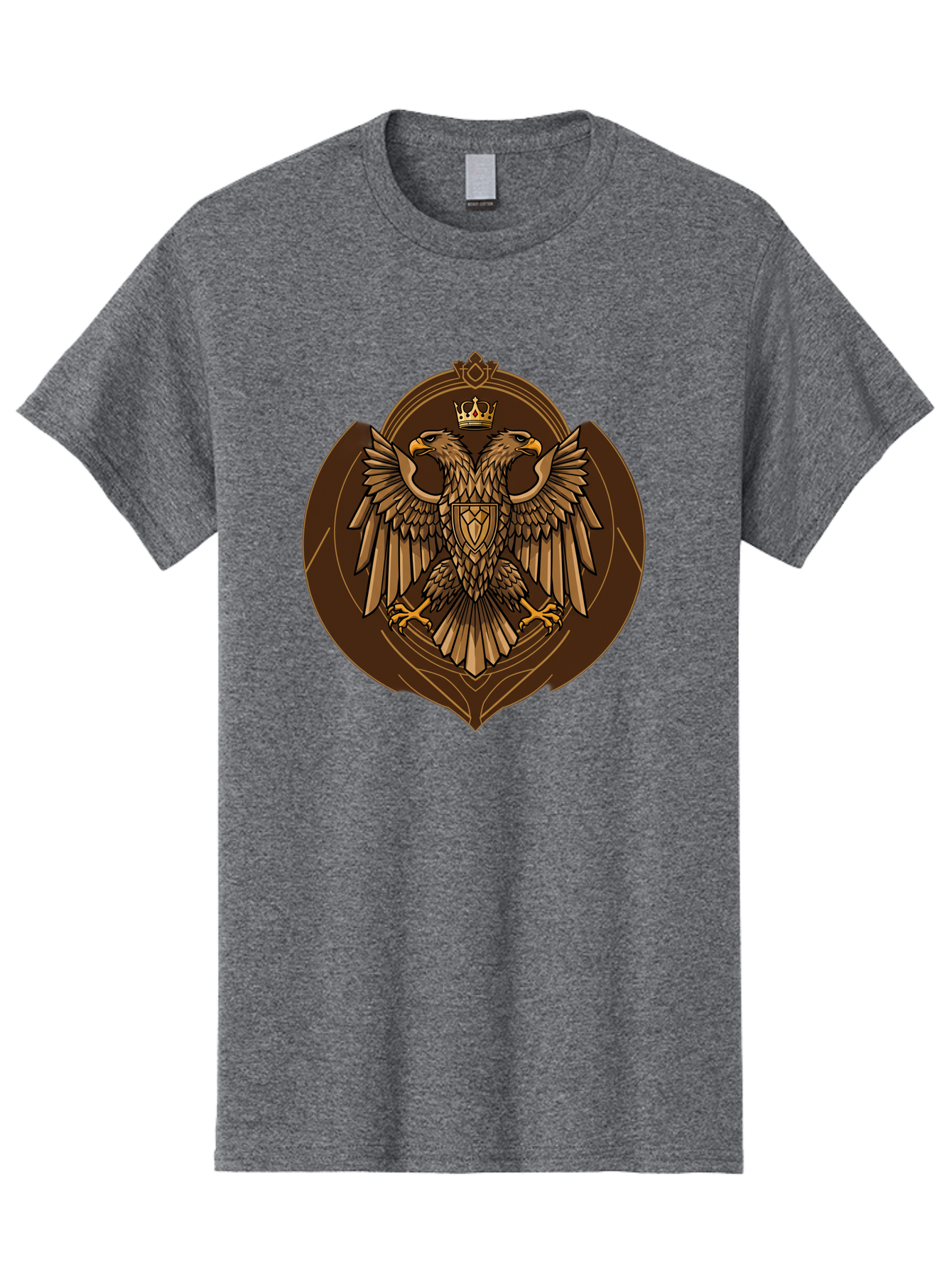 Double-Headed-Eagle-Crest Men'S Graphic Tee, 100% Cotton, Comfortable Casual Summer Wear, Machine Washable, Vintage Camera, Old Camera, Antique Camera, Black Camera, Classic Photography, Photography Equipment, Nostalgic Device, Film Camera, Bag410