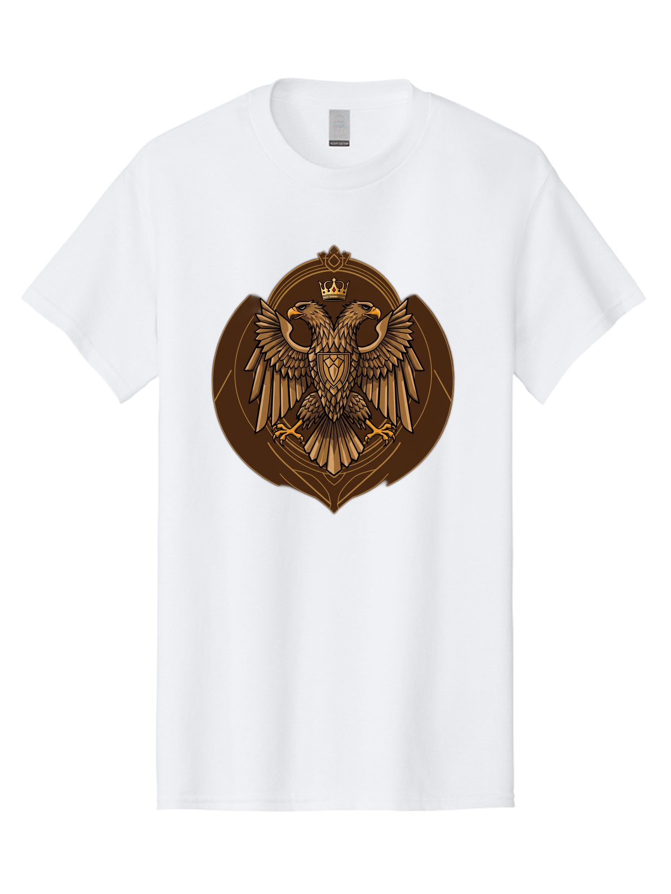 Double-Headed-Eagle-Crest Men'S Graphic Tee, 100% Cotton, Comfortable Casual Summer Wear, Machine Washable, Vintage Camera, Old Camera, Antique Camera, Black Camera, Classic Photography, Photography Equipment, Nostalgic Device, Film Camera, Bag410