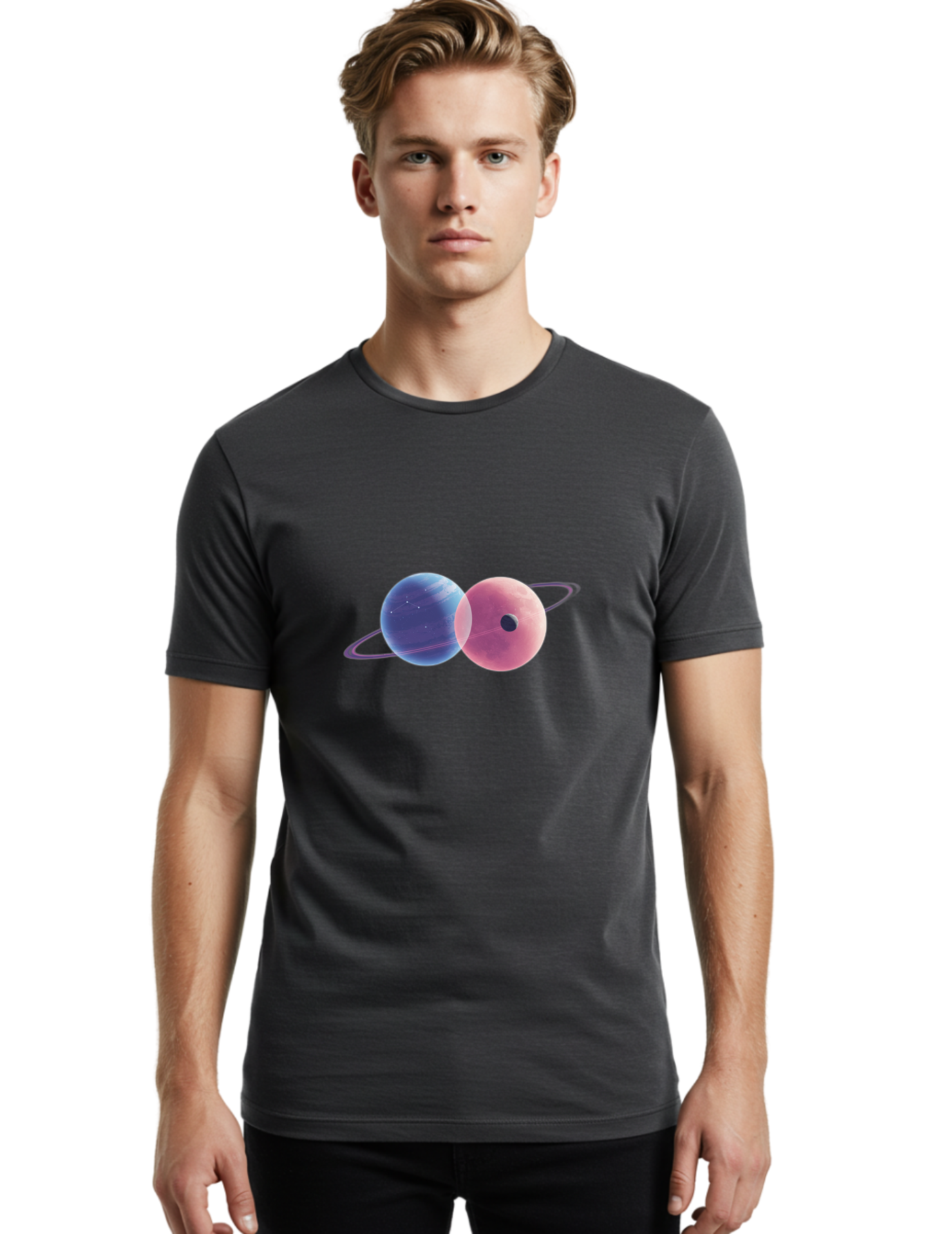 Double-Planet Men'S Graphic Tee, 100% Cotton, Comfortable Casual Summer Wear, Machine Washable, Vintage Camera, Old Camera, Antique Camera, Black Camera, Classic Photography, Photography Equipment, Nostalgic Device, Film Camera, Camera Art Bag412