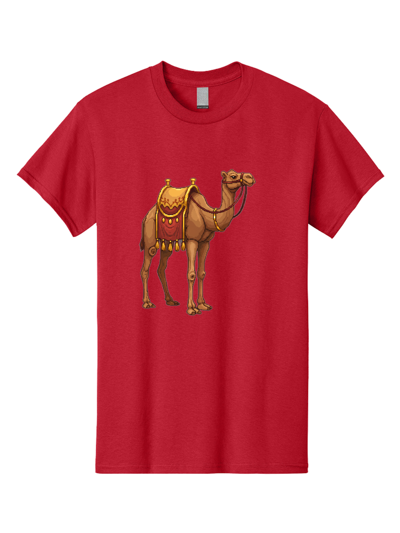 Dromedary-Camel Men'S Graphic Tee, 100% Cotton, Comfortable Casual Summer Wear, Machine Washable, Vintage Camera, Old Camera, Antique Camera, Black Camera, Classic Photography, Photography Equipment, Nostalgic Device, Film Camera, Camera Art Bag417