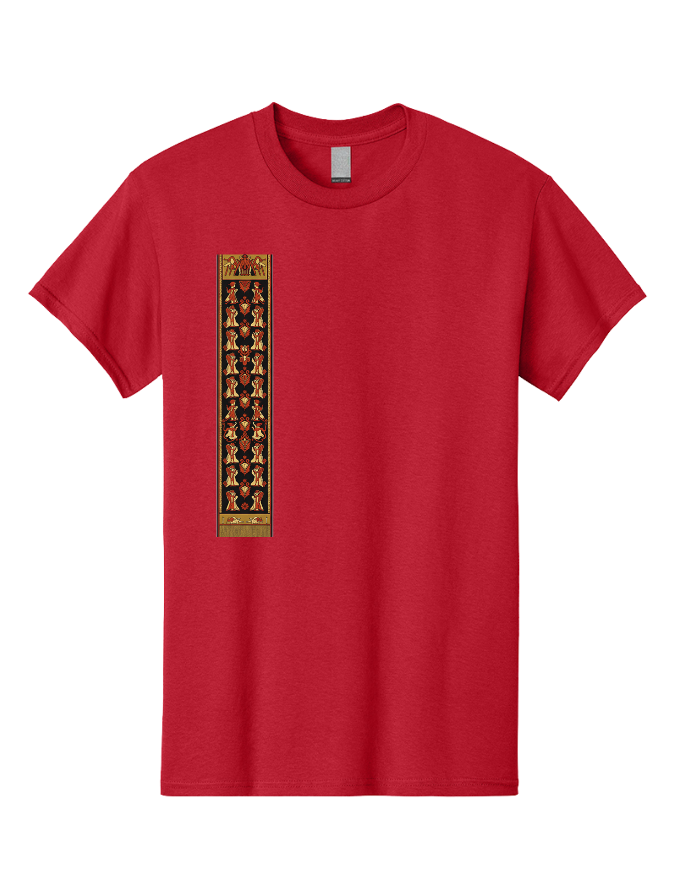 Egyptian-Hieroglyphic-Border Men'S Graphic Tee, 100% Cotton, Comfortable Casual Summer Wear, Machine Washable, Vintage Camera, Old Camera, Antique Camera, Black Camera, Classic Photography, Photography Equipment, Nostalgic Device, Film Camera, Bag423