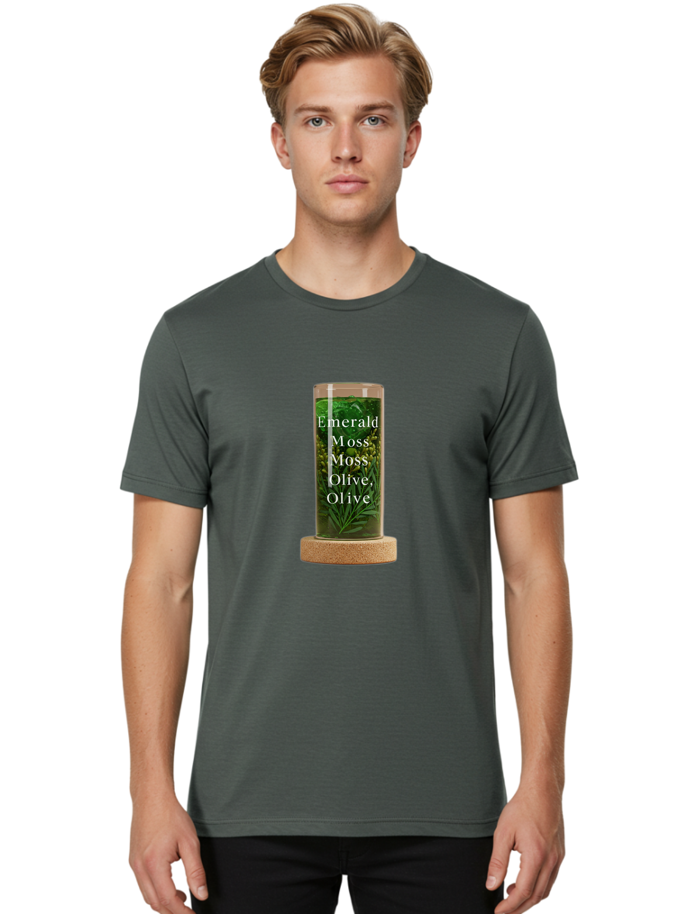 Emerald-Moss-Moss-Olive-Olive Men'S Graphic Tee, 100% Cotton, Comfortable Casual Summer Wear, Machine Washable, Vintage Camera, Old Camera, Antique Camera, Black Camera, Classic Photography, Photography Equipment, Nostalgic Device, Bag425
