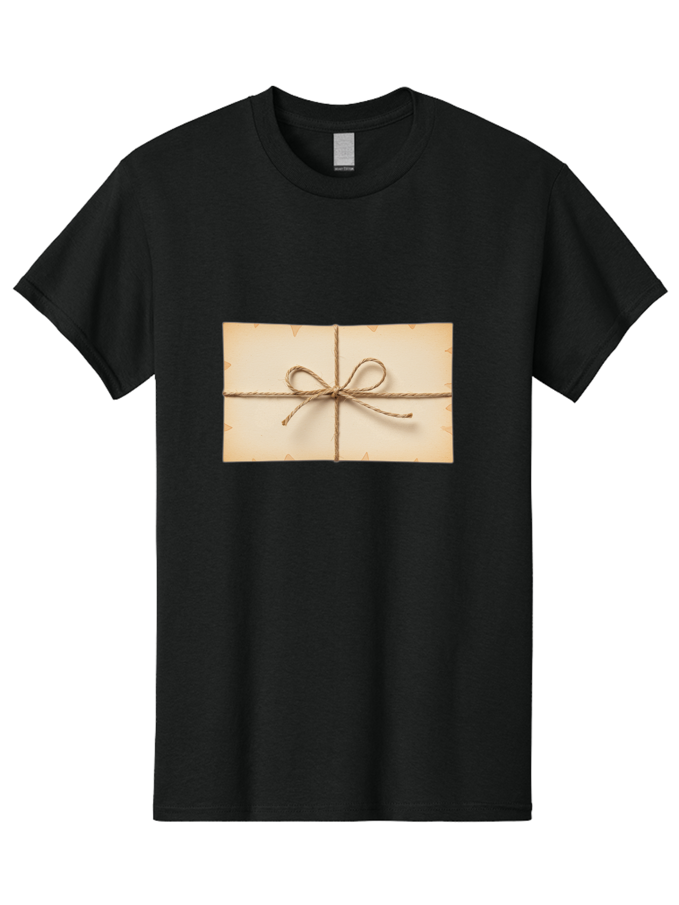 Envelope-With-Twine Men'S Graphic Tee, 100% Cotton, Comfortable Casual Summer Wear, Machine Washable, Vintage Camera, Old Camera, Antique Camera, Black Camera, Classic Photography, Photography Equipment, Nostalgic Device, Film Camera, Bag426