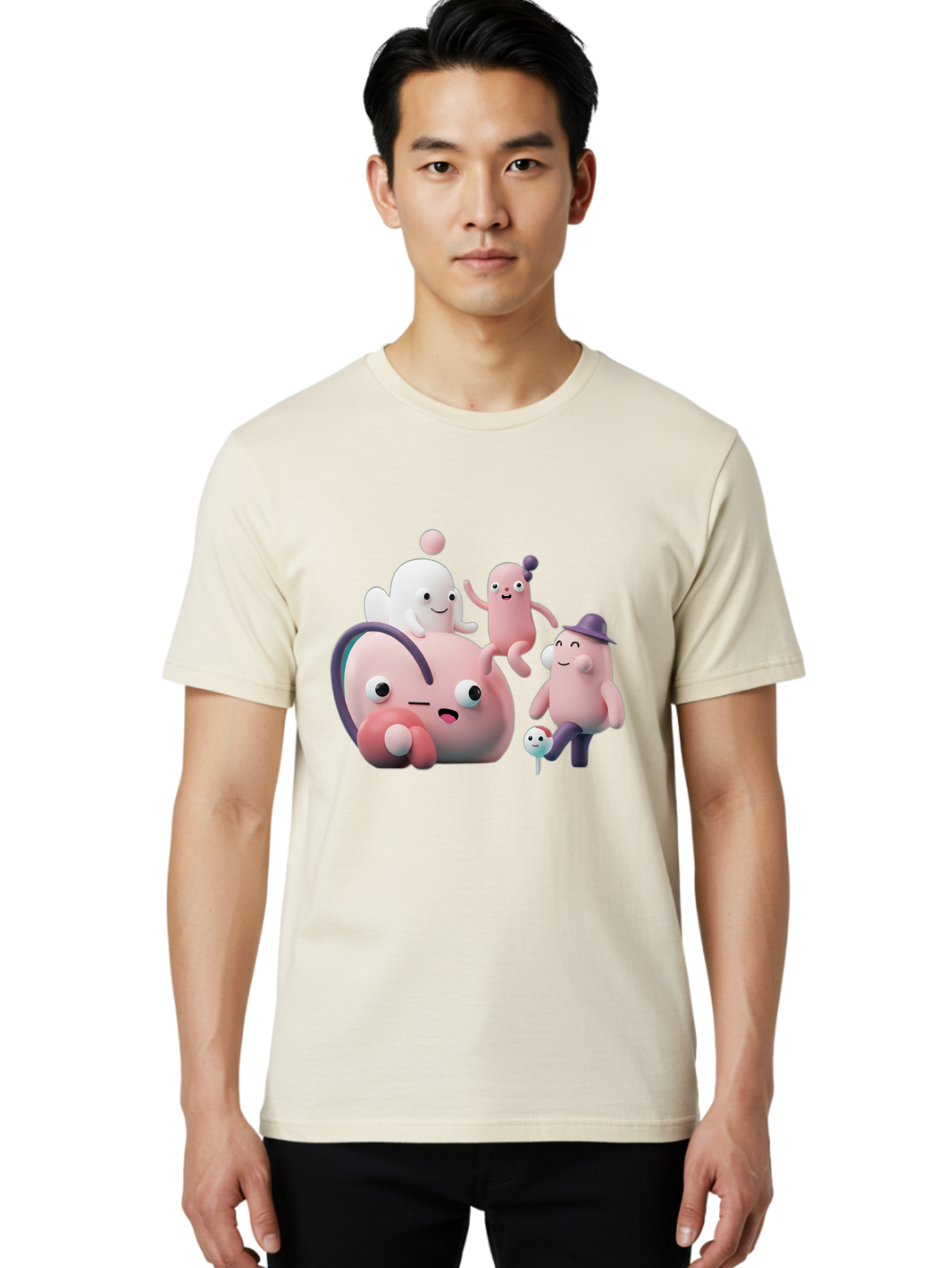 Fall-Guys-Characters Men'S Graphic Tee, 100% Cotton, Comfortable Casual Summer Wear, Machine Washable, Vintage Camera, Old Camera, Antique Camera, Black Camera, Classic Photography, Photography Equipment, Nostalgic Device, Film Camera, Bag434