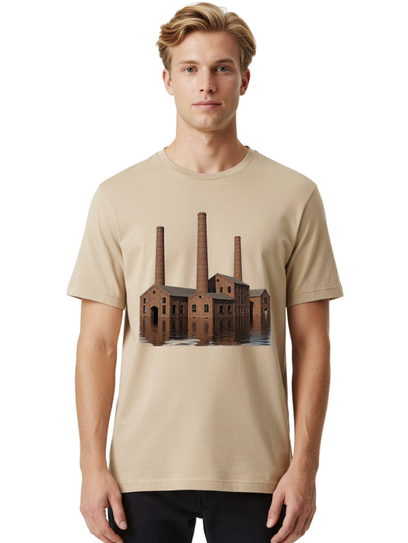 Flooded-Factory Men'S Graphic Tee, 100% Cotton, Comfortable Casual Summer Wear, Machine Washable, Vintage Camera, Old Camera, Antique Camera, Black Camera, Classic Photography, Photography Equipment, Nostalgic Device, Film Camera, Camera Art Bag454