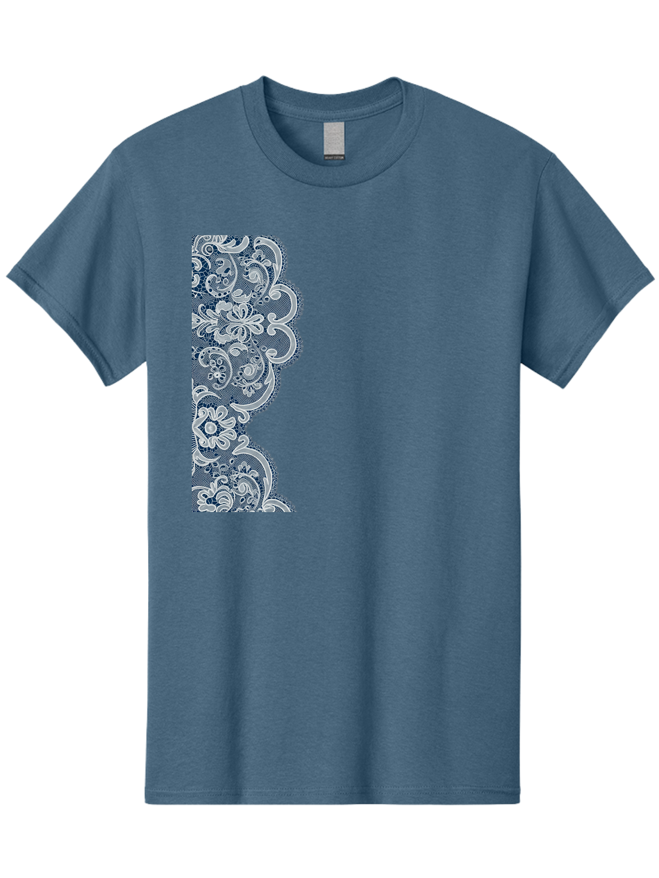 Floral-Lace-Border Men'S Graphic Tee, 100% Cotton, Comfortable Casual Summer Wear, Machine Washable, Vintage Camera, Old Camera, Antique Camera, Black Camera, Classic Photography, Photography Equipment, Nostalgic Device, Film Camera, Bag460