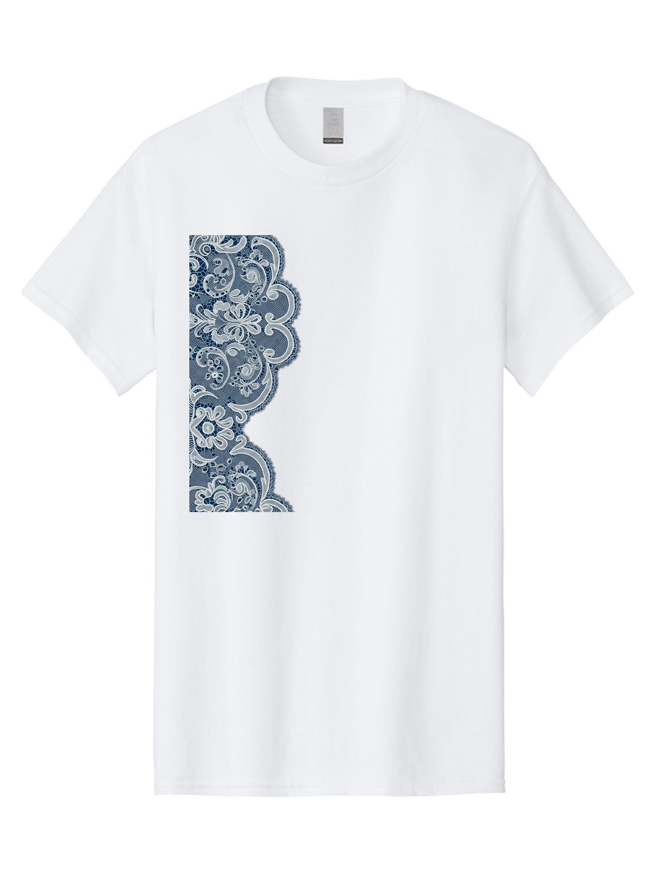 Floral-Lace-Border Men'S Graphic Tee, 100% Cotton, Comfortable Casual Summer Wear, Machine Washable, Vintage Camera, Old Camera, Antique Camera, Black Camera, Classic Photography, Photography Equipment, Nostalgic Device, Film Camera, Bag460